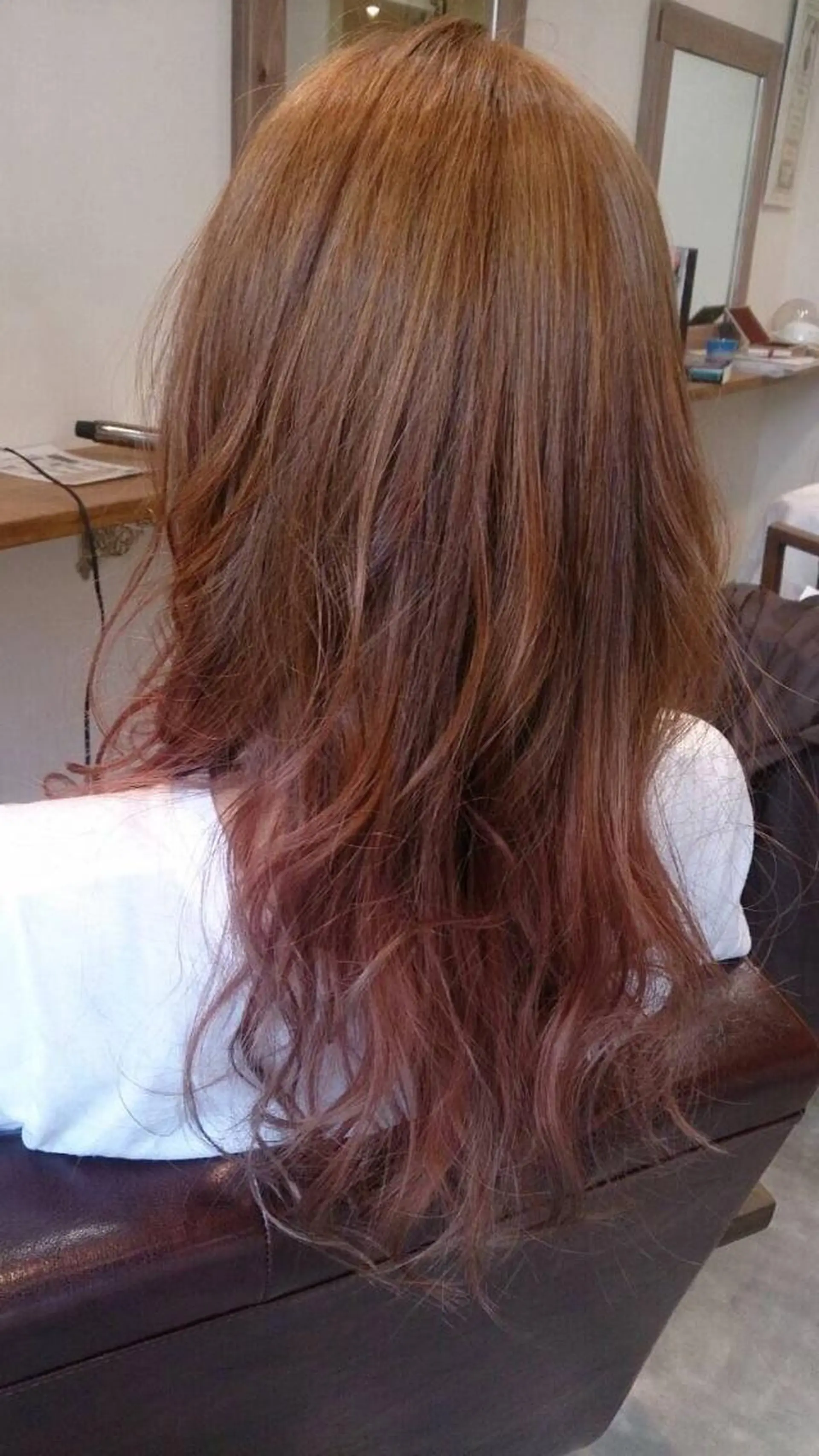 ロング カラー 透明感/ 美髪矯正/田中恭のヘアスタイル