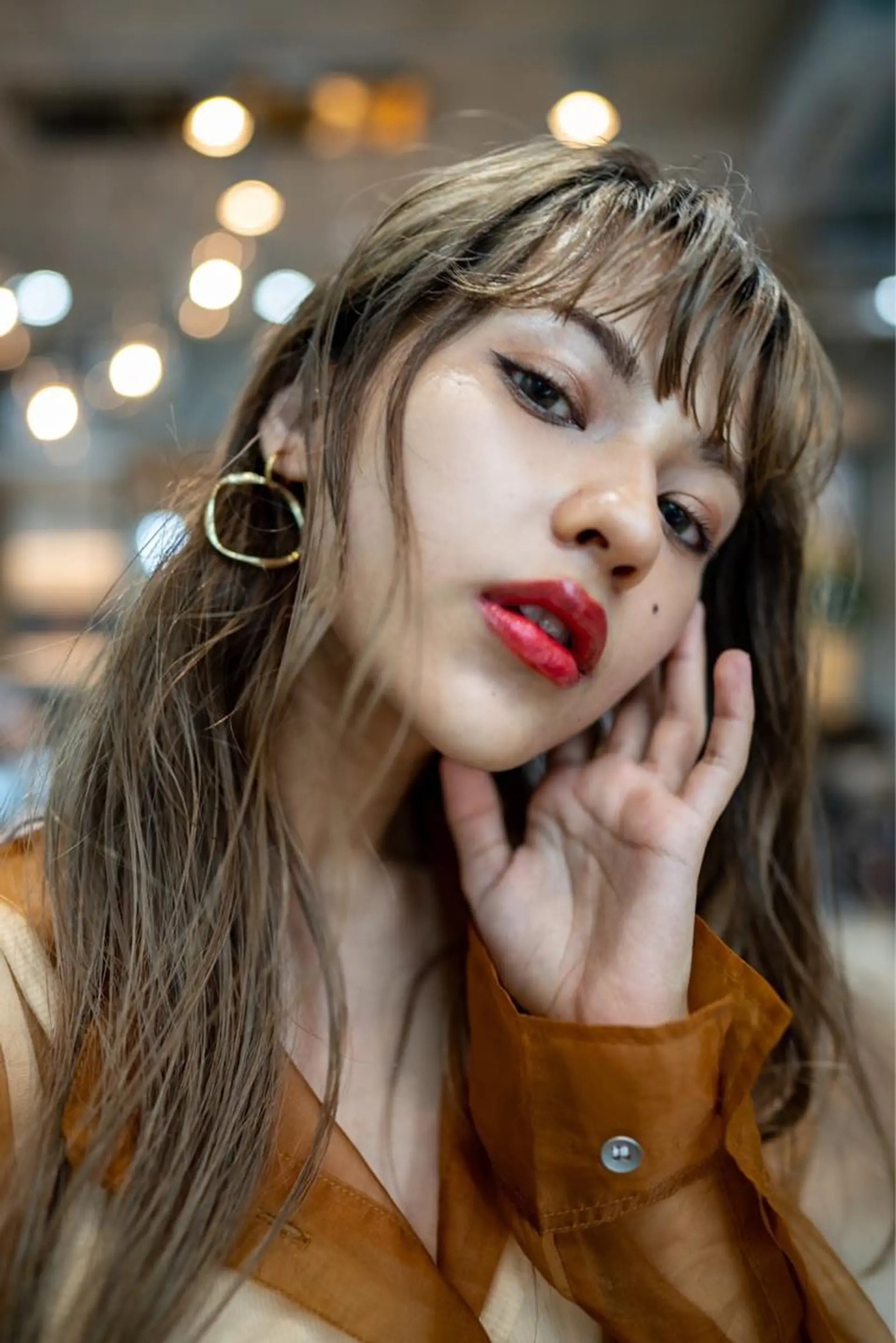 ミディアム カラー ヘアカラー トリートメント 🉐レイヤー/塩見 弘樹🉐渋谷のヘアスタイル