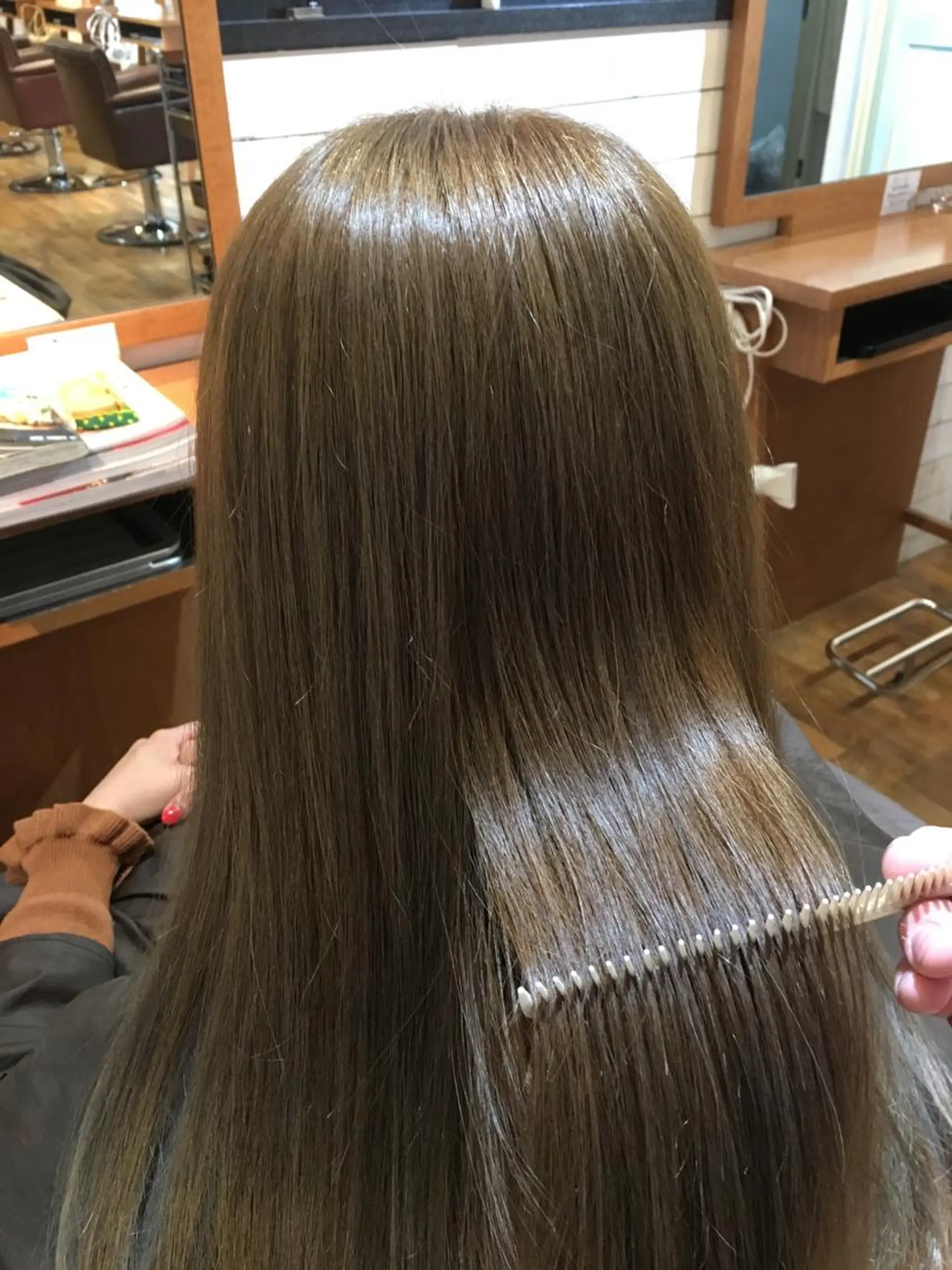 ロング カラー ブリーチ トリートメント 木下大地 HAIR  Oneのヘアスタイル