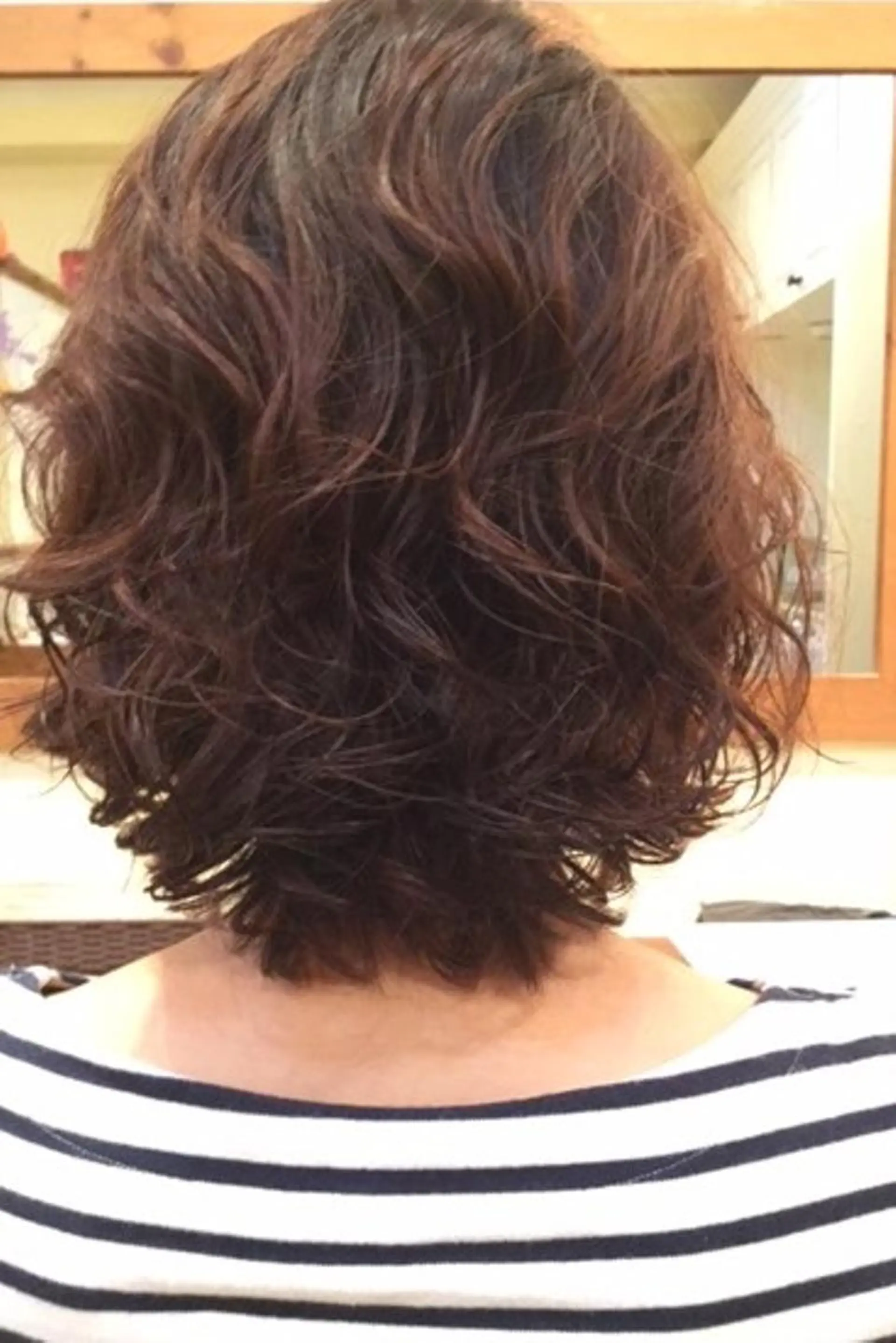 パーマ ショート ミディアム ミディアムパーマ 丸山 良司のヘアスタイル