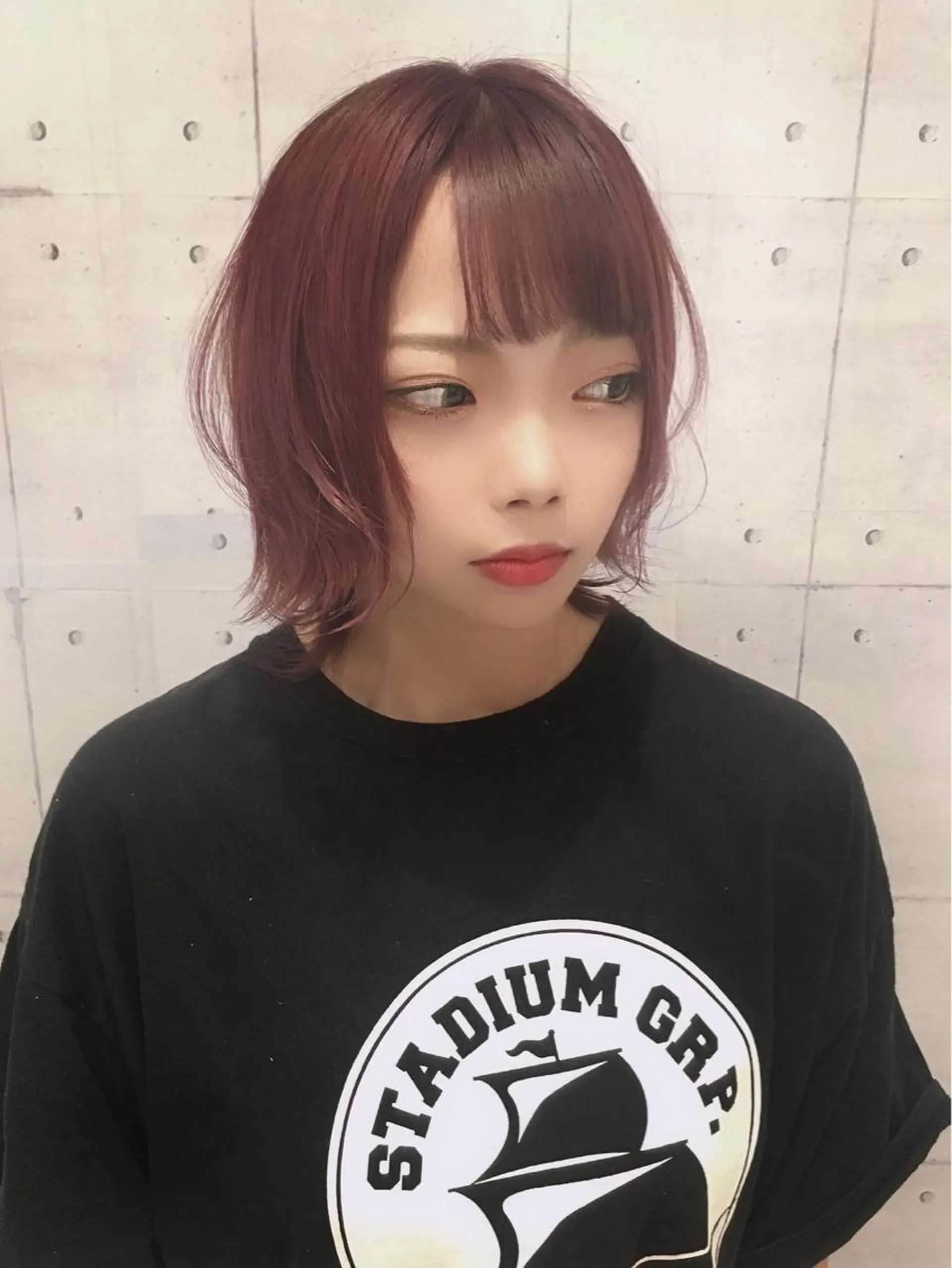 ショート カラー 韓・中華美女ヘア 🇰🇷×🇨🇳のヘアスタイル