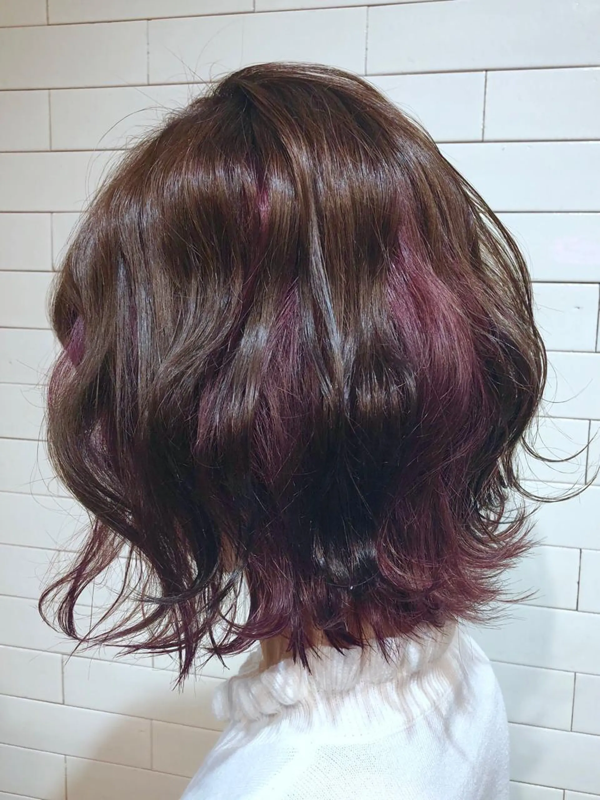 ミディアム 髪質改善⌇﻿透明感 カラー⌇﻿川上葵のヘアスタイル