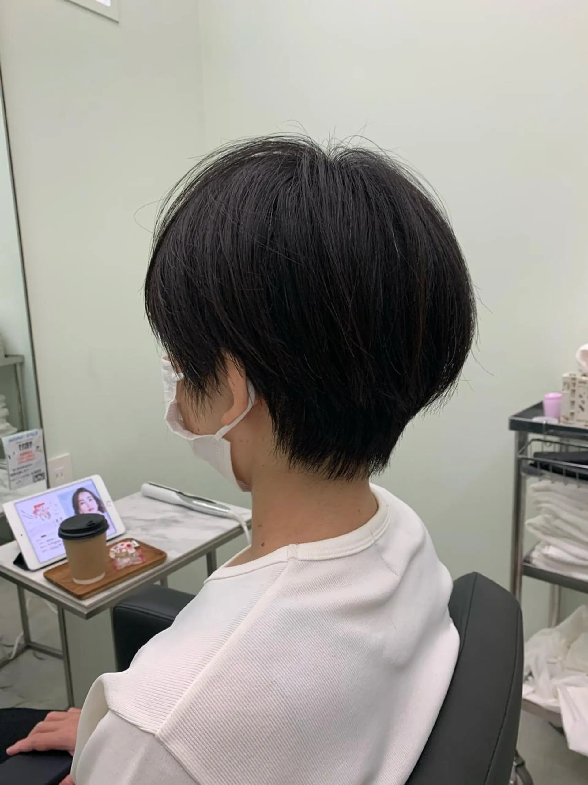 ショート GO TODAY  SHAIR SALON 梅田NU茶屋町店所属・田中成美/レイヤー カット/透明感カラーのヘアスタイル