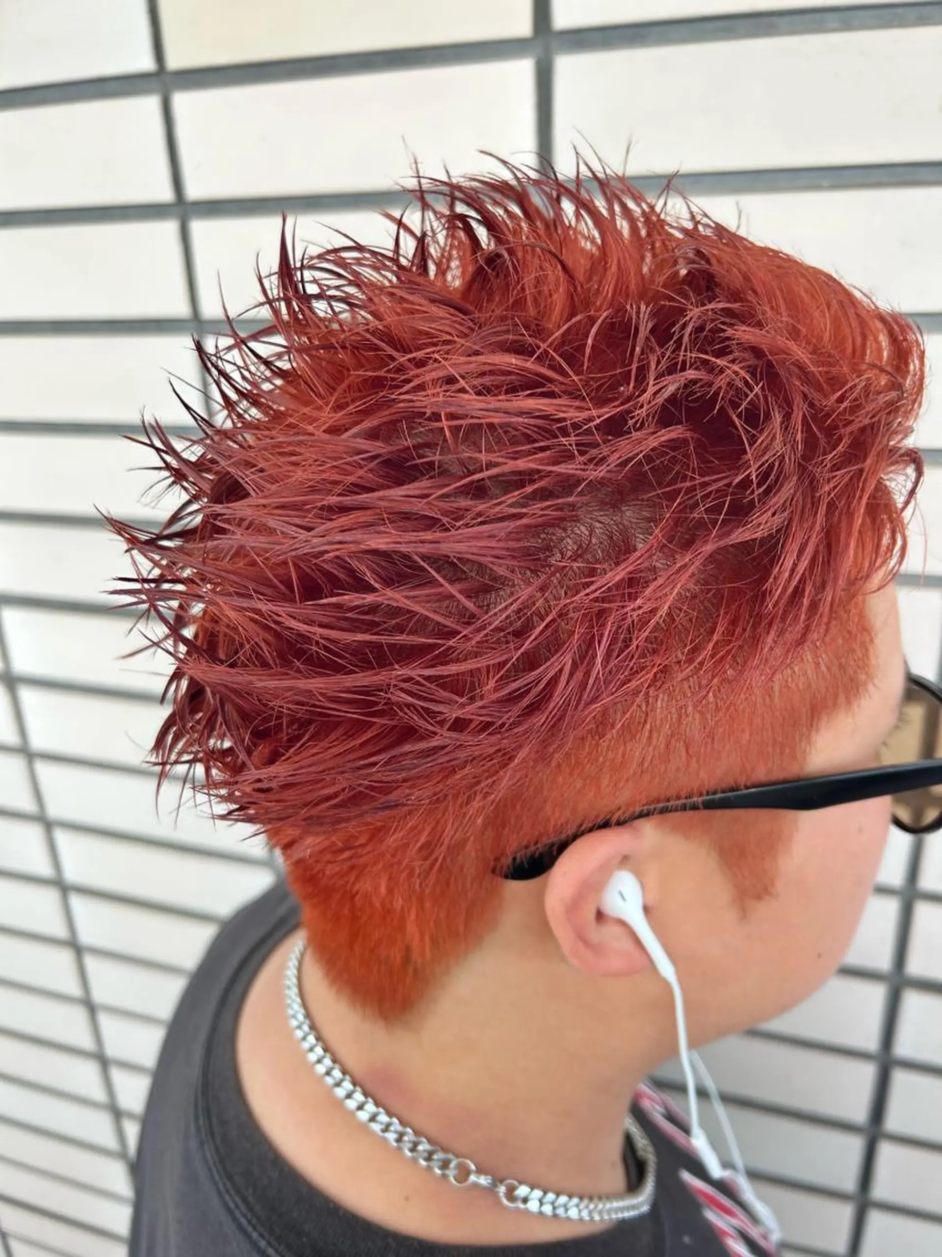 メンズ 艶カラー/レイヤー /メンズ/マツエクのヘアスタイル