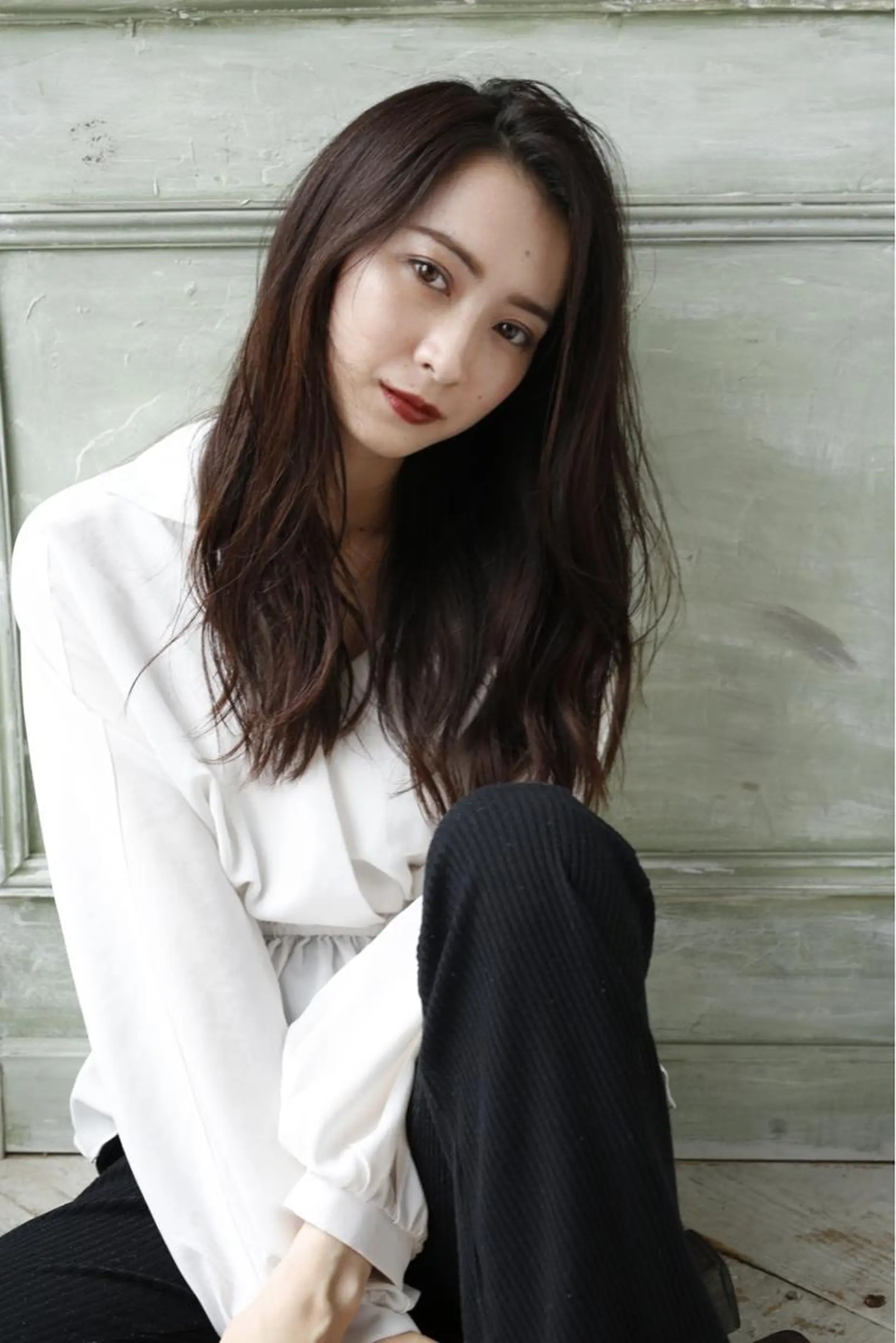 ロング ハイライト 髪質改善 小顔カット LEVIJU hair所属・韓国ヘア🕊村上 ののこ🕊のヘアスタイル