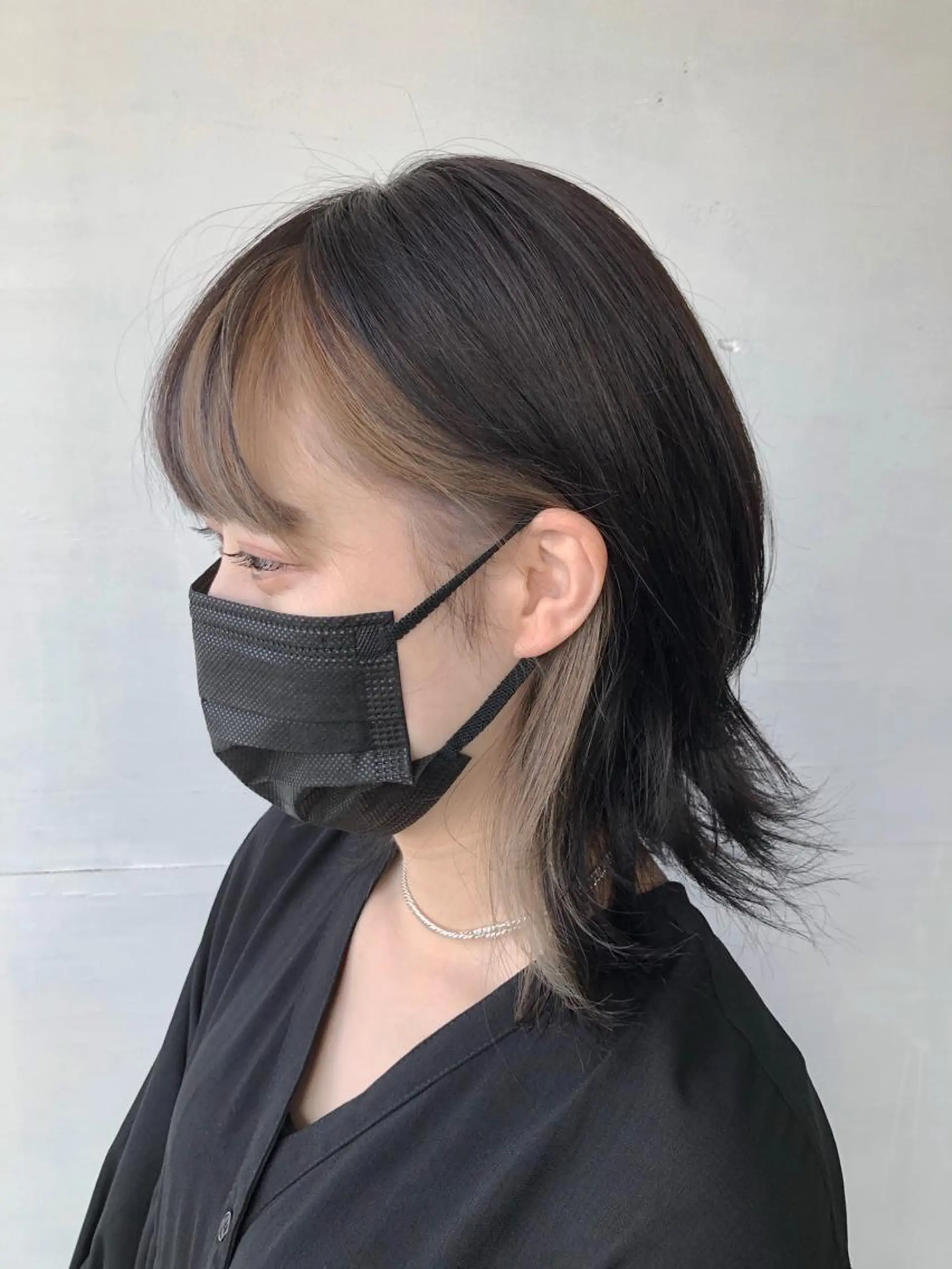 ミディアム カラー かわさき ともやのヘアスタイル
