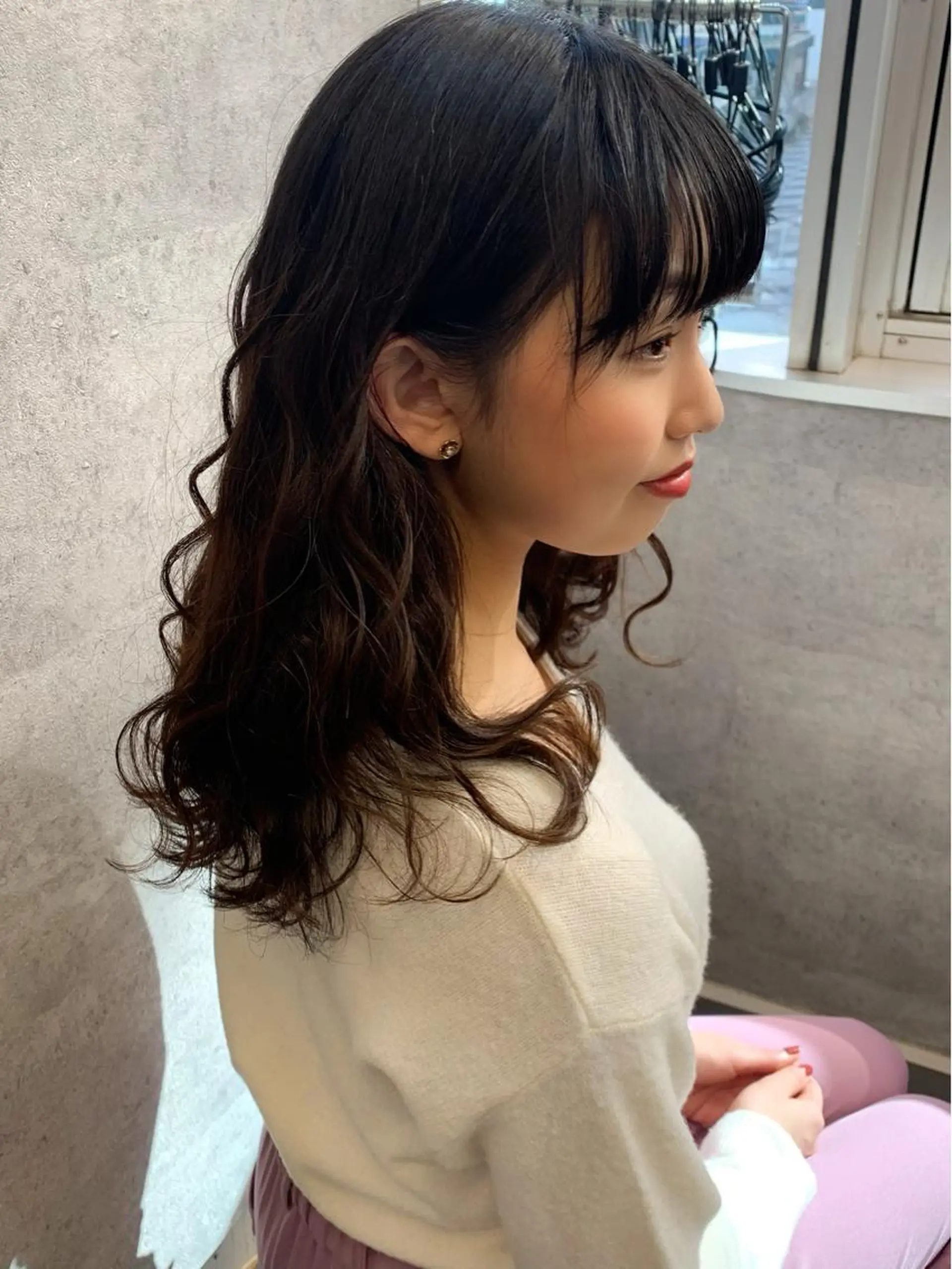 セミロング 今野 美栄のヘアスタイル