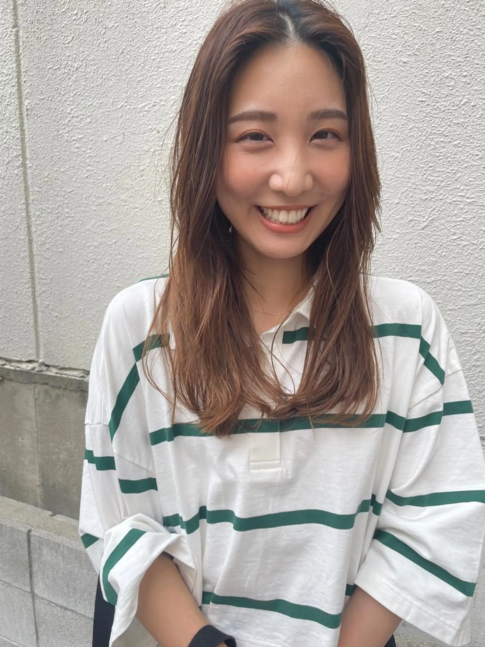 ロング トリートメント カット トリートメント さの あやねのヘアスタイル