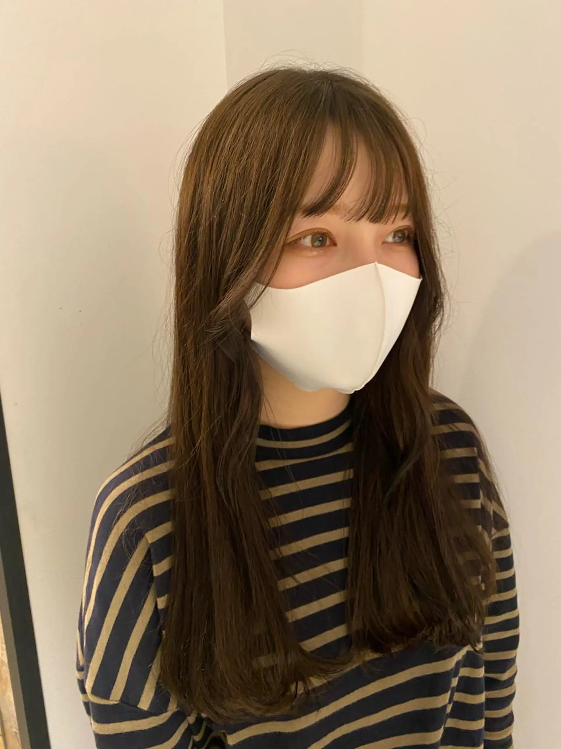 セミロング 透明感カラー/似合わ せカット/大島実加永のヘアスタイル