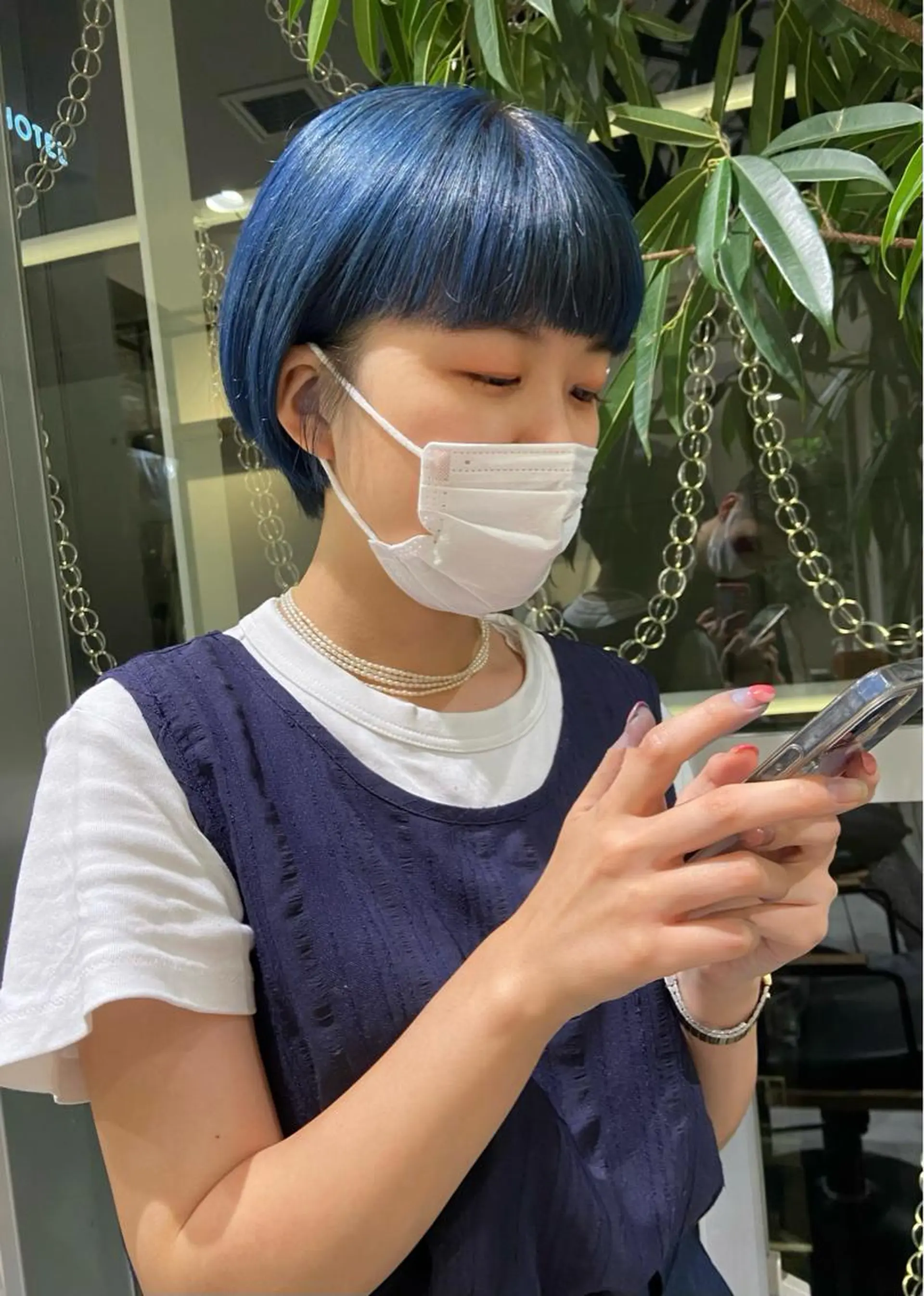 ショート カラー メンズパーマ💈藤田 晃志のヘアスタイル