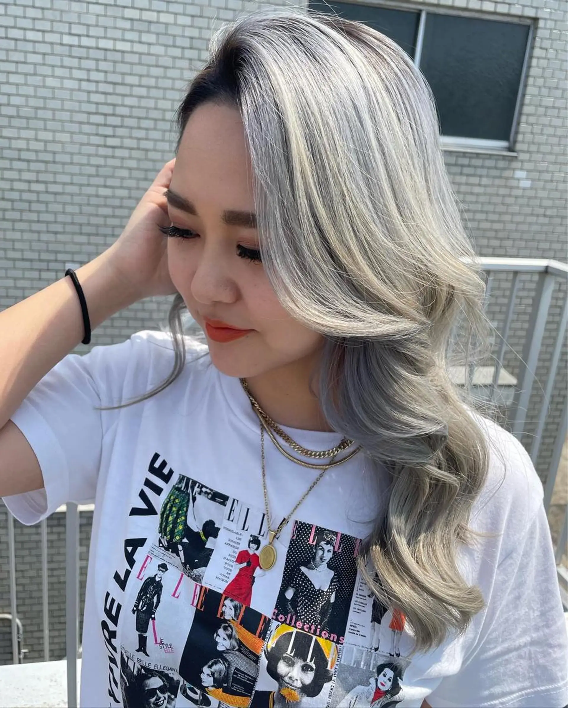 ロング カラー カット ヘアカラー トリートメント 透明感カラー✨艶髪 制作🌱山根あゆみのヘアスタイル