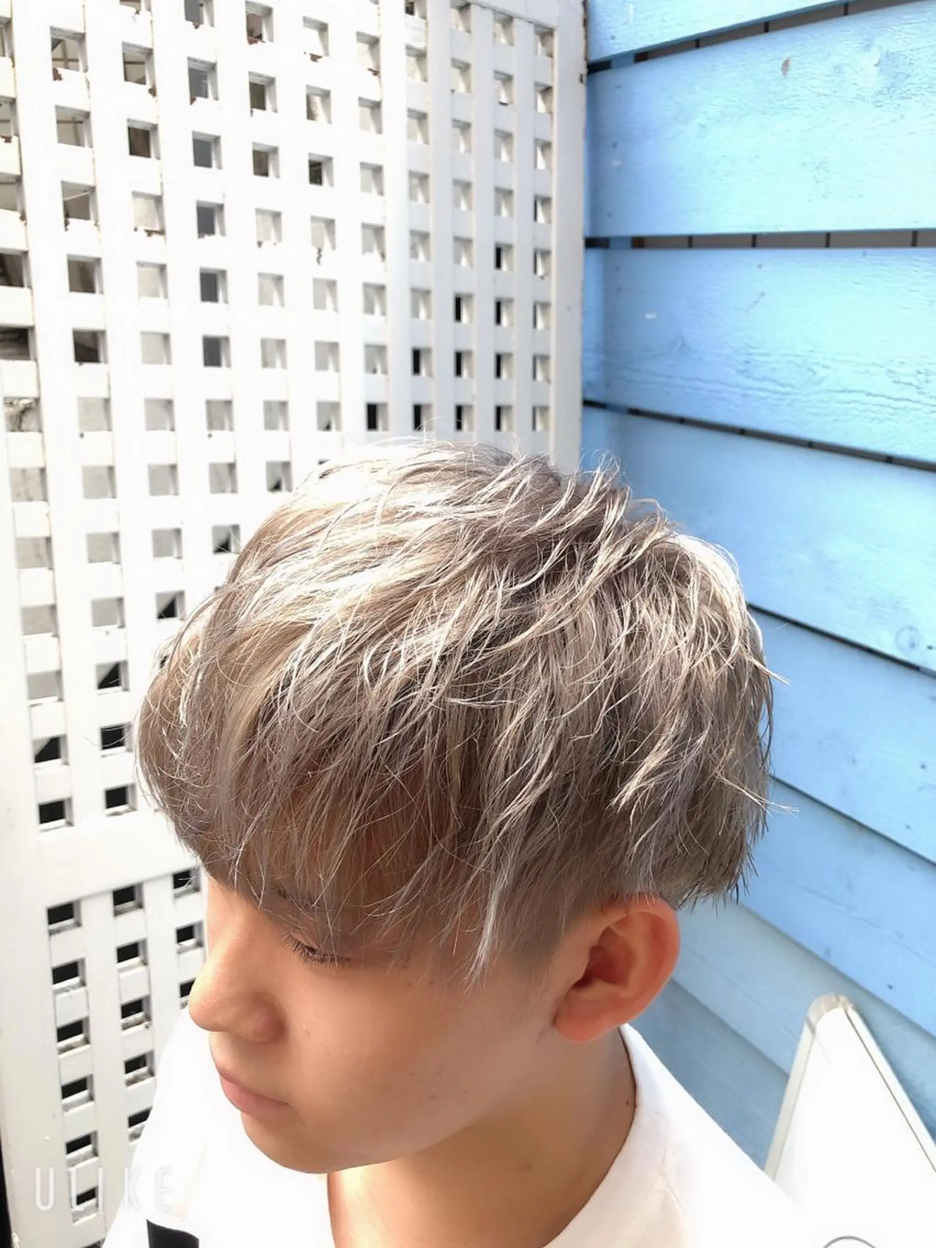 ショート カラー メンズ カット ヘアカラー トリートメント メンズ特化美容師 大貫友也のヘアスタイル