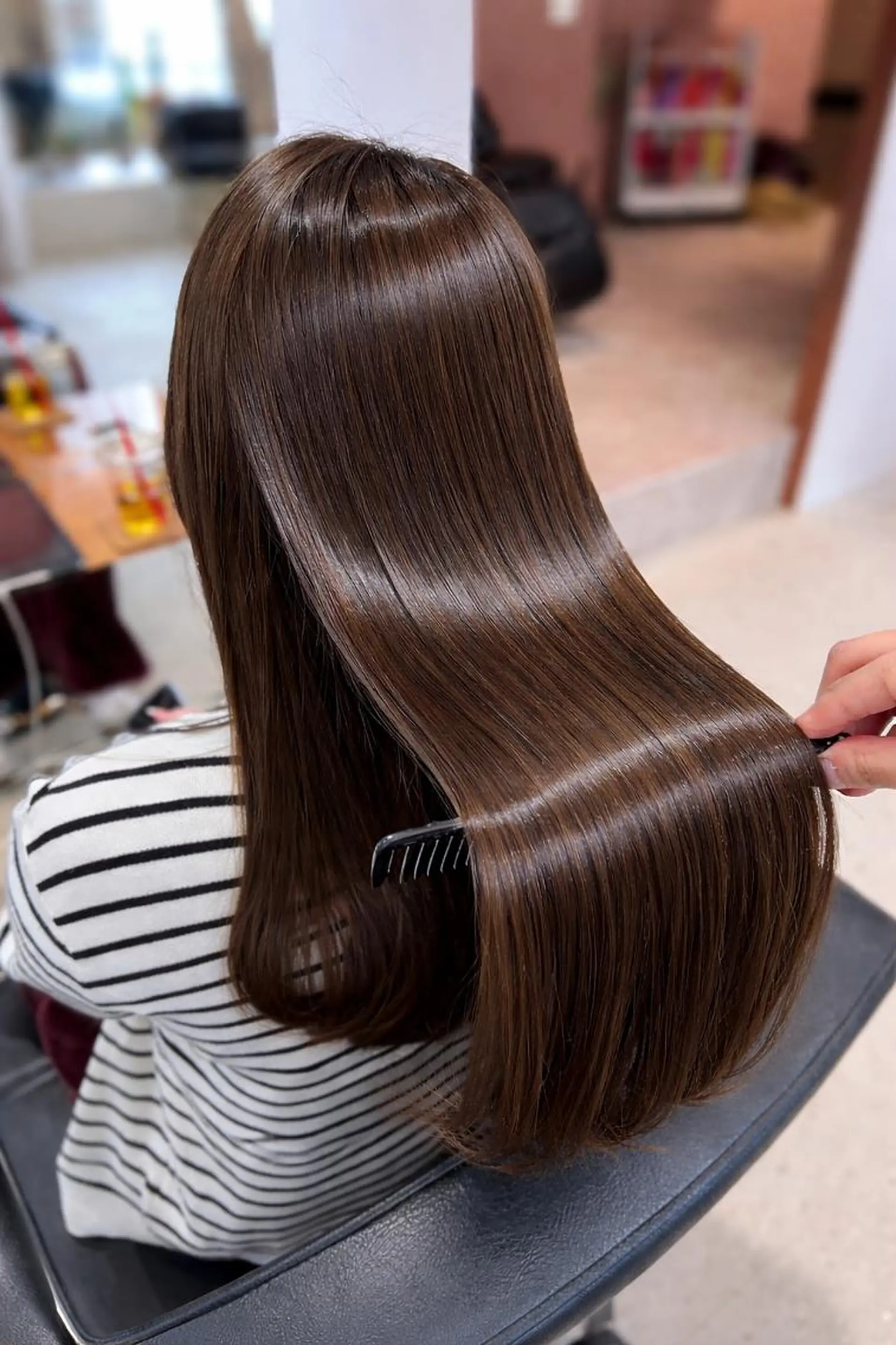 ロング カラー パーマ カット ヘアカラー 縮毛矯正 リピート90%超/縮 毛矯正/髪質改善井口のヘアスタイル