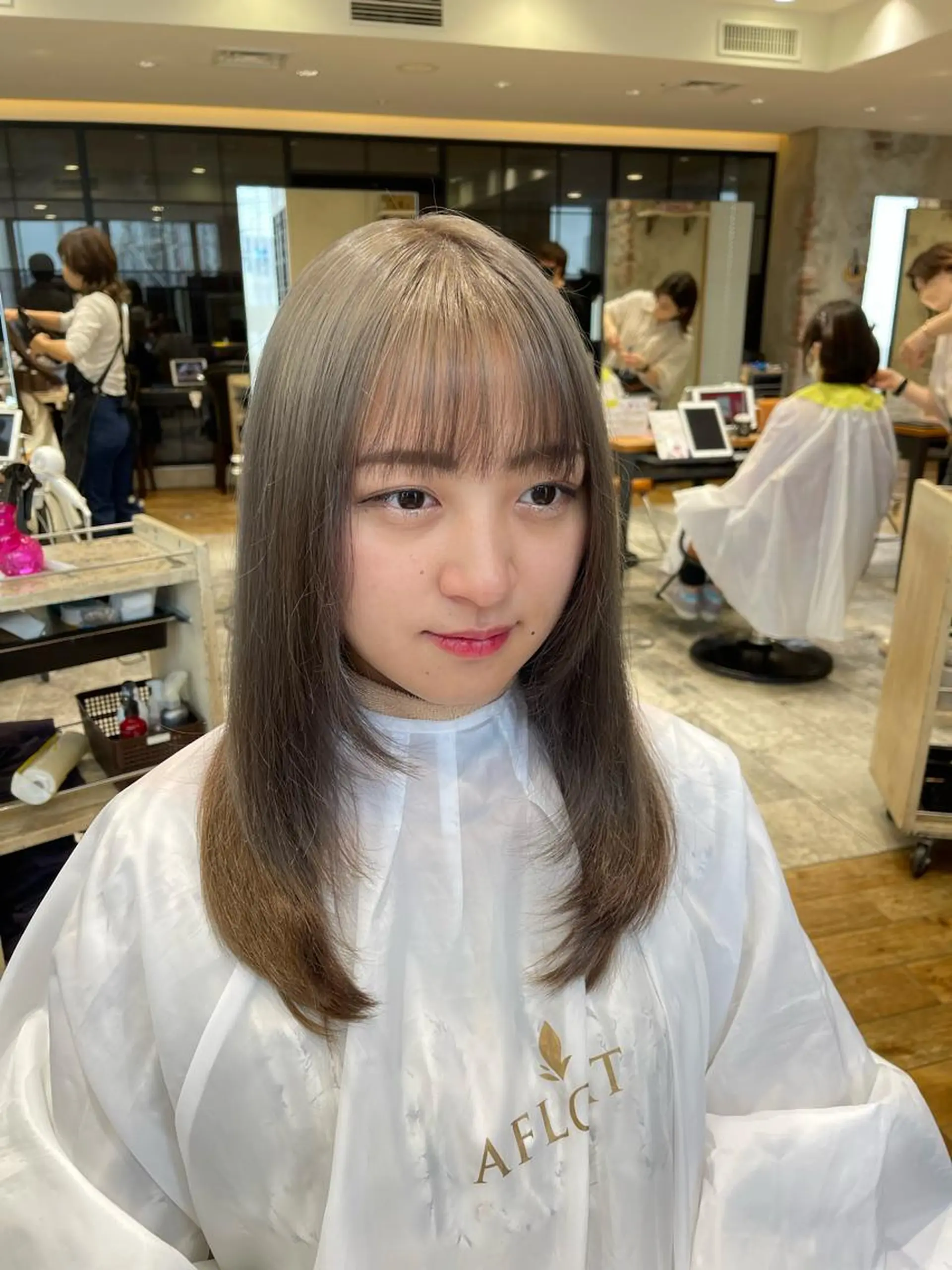 ロング カラー パーマ レイヤー/韓国ヘア 💎石戸谷のヘアスタイル