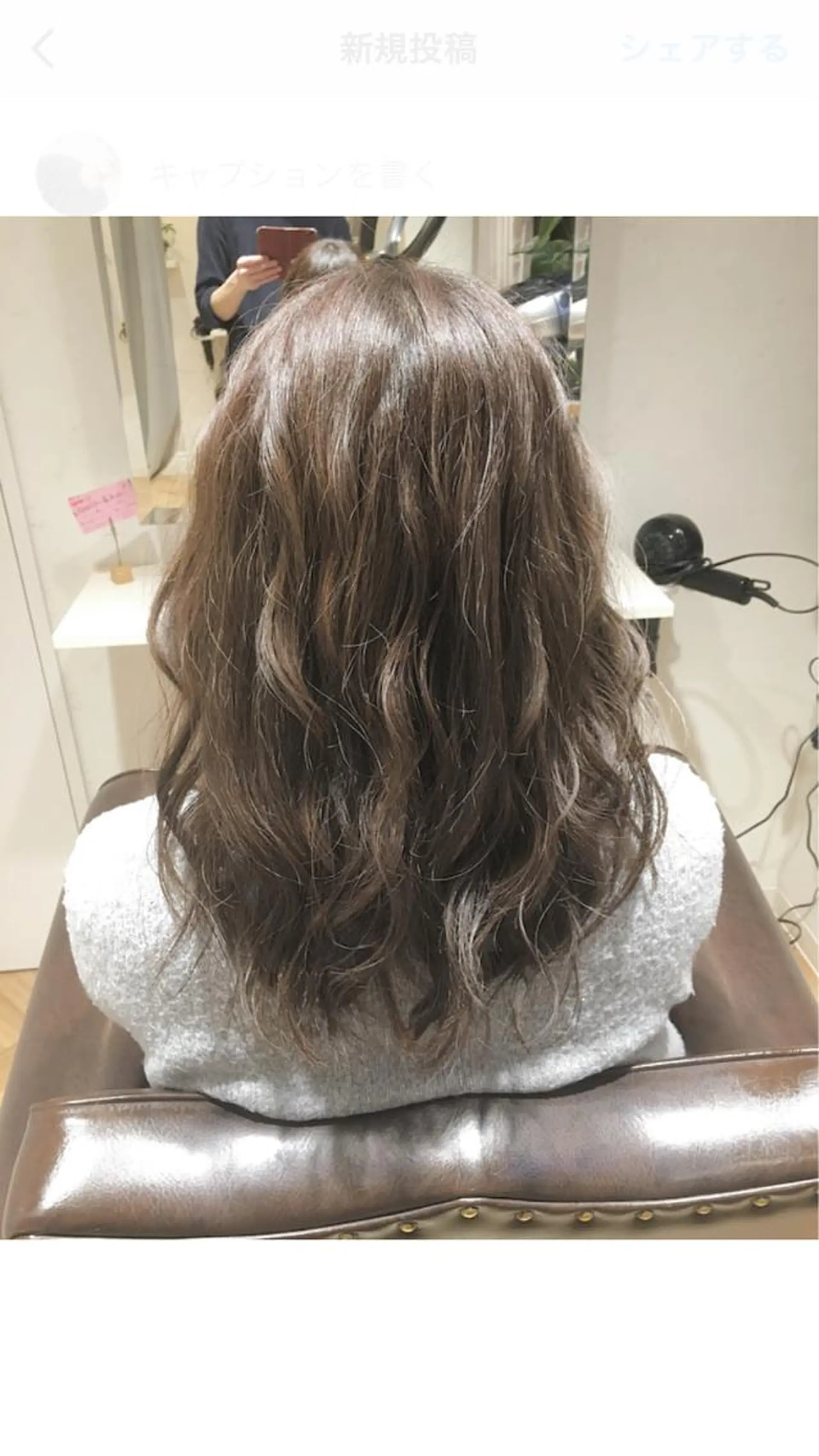 ミディアム カラー 長江 諒のヘアスタイル