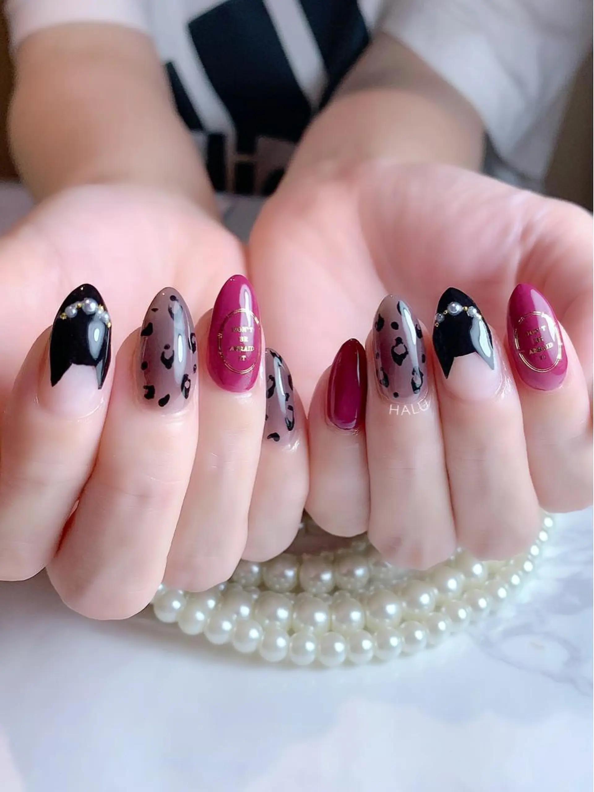 ネイル ハロウィン HALU ハルのネイルデザイン