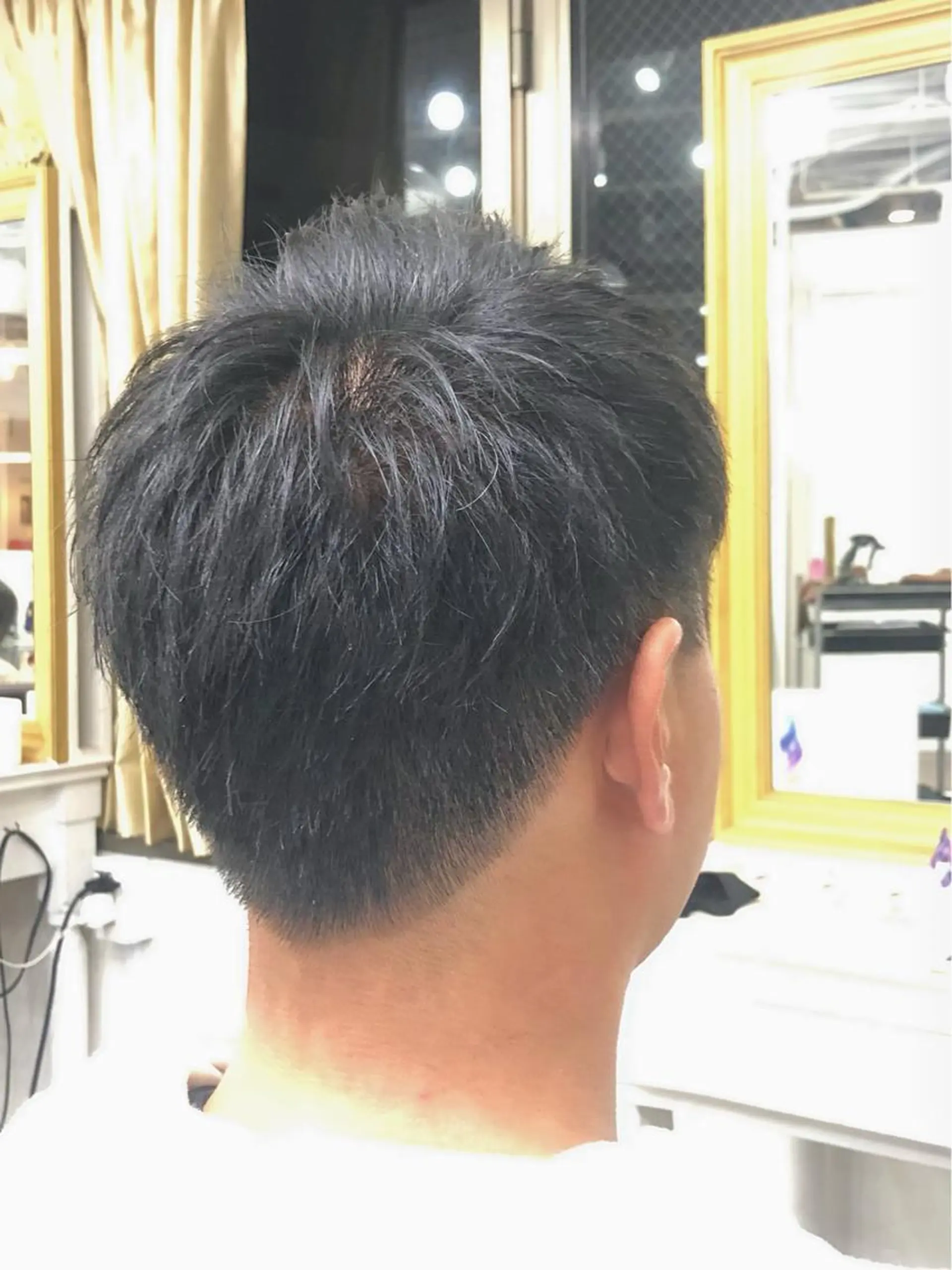 ショート メンズ カット 白髪ぼかし大人メンズ 根本零のヘアスタイル