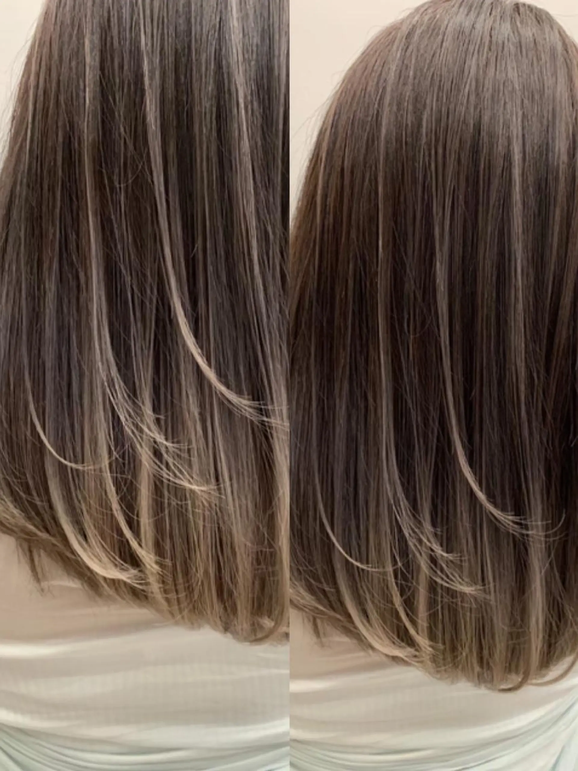 セミロング ハイライト 髪質改善 小顔カット メンズ特化美容師/ 新井　洸太のヘアスタイル