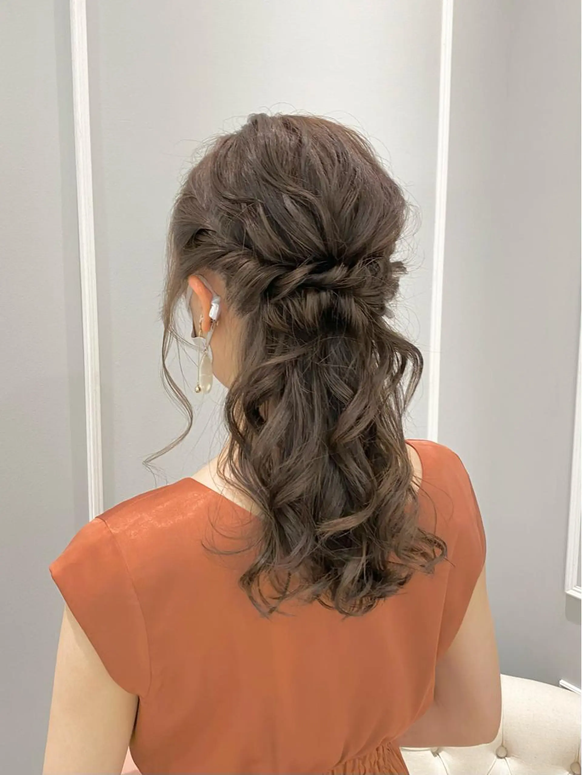 セミロング 似合わせ艶髪カラー ❤️ハダユミのヘアスタイル