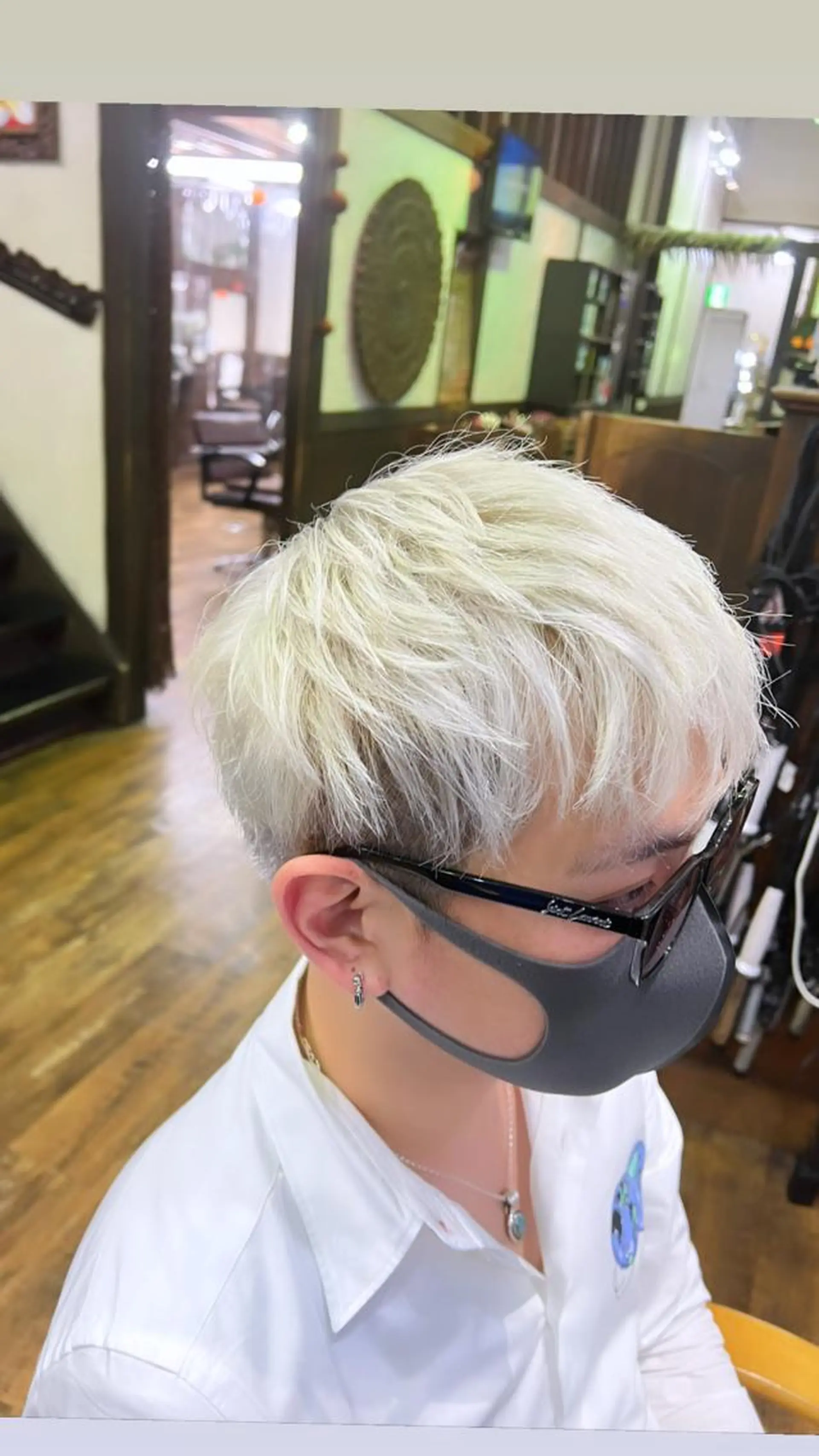 カラー メンズ メンズショート ヘアカラー トリートメント PSY(サイ)池袋 金田尚久🎨のヘアスタイル