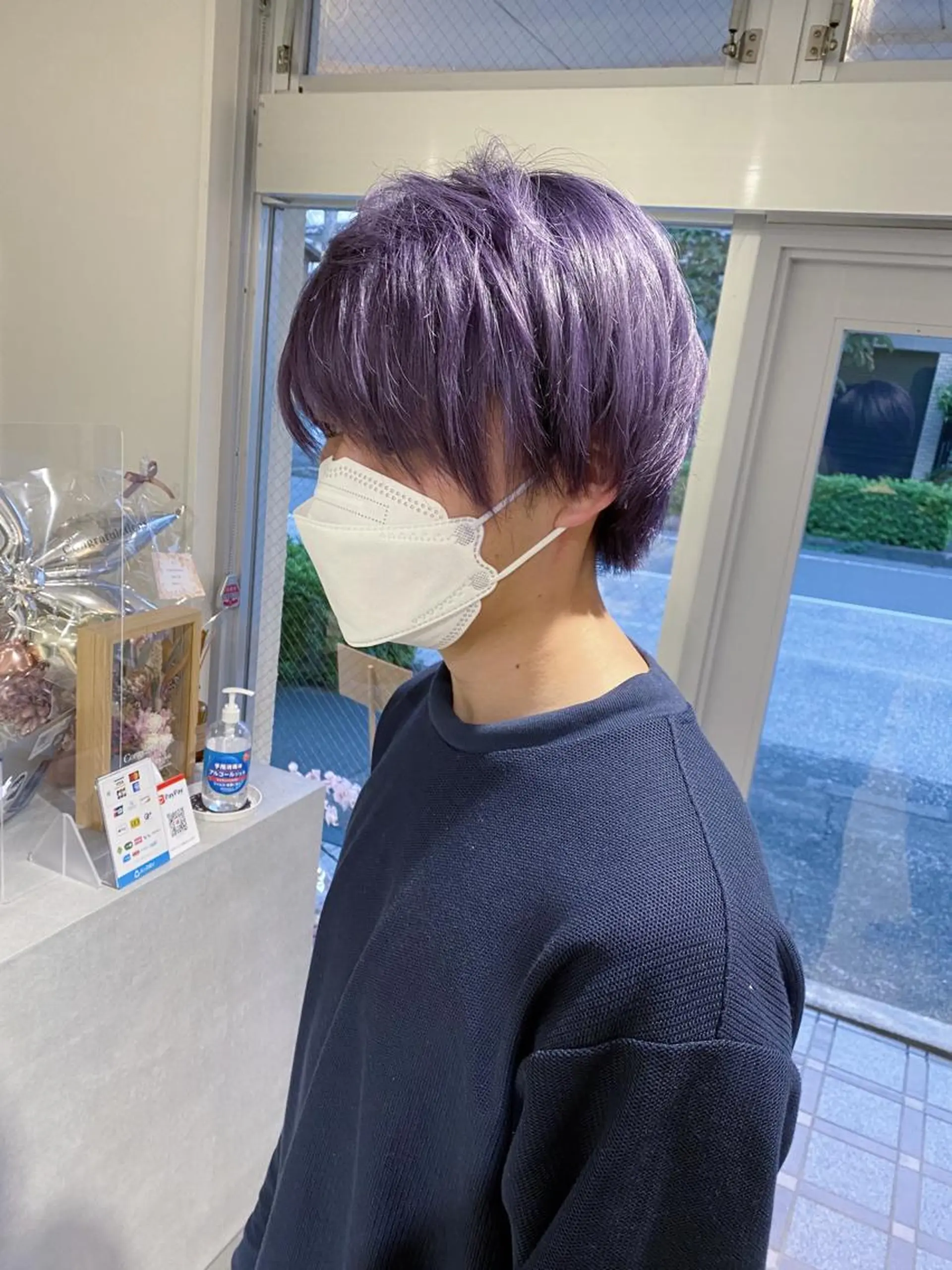 ショート Sabby氏川洸希 パーマのヘアスタイル