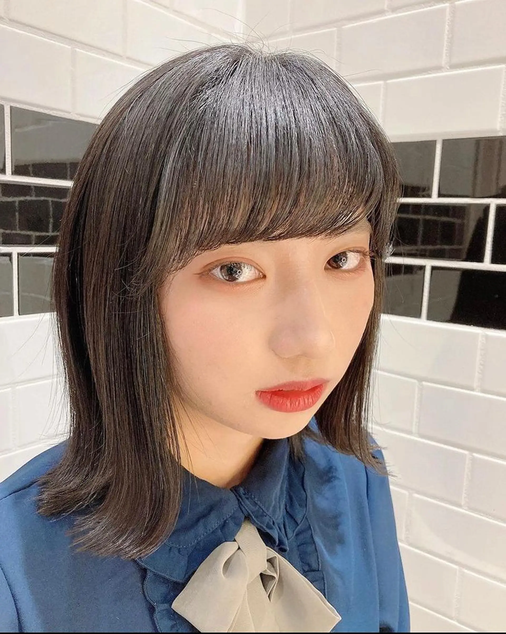 ショート カラー ヘアアレンジ 切りっぱなしボブ ボブ エグチ アキラのヘアスタイル