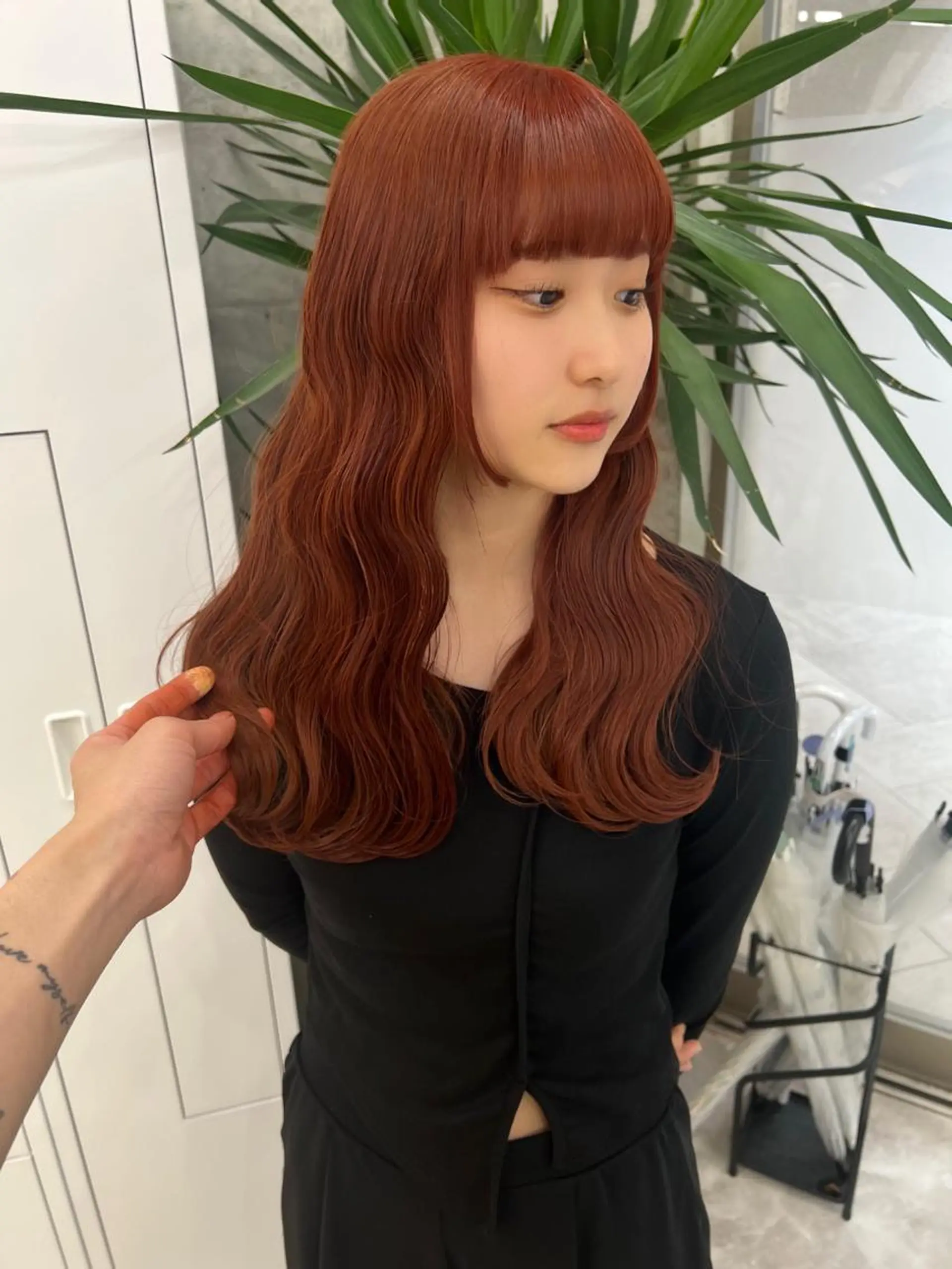 ロング カラー 色落ちまで可愛い🧚 心斎橋hikaruのヘアスタイル