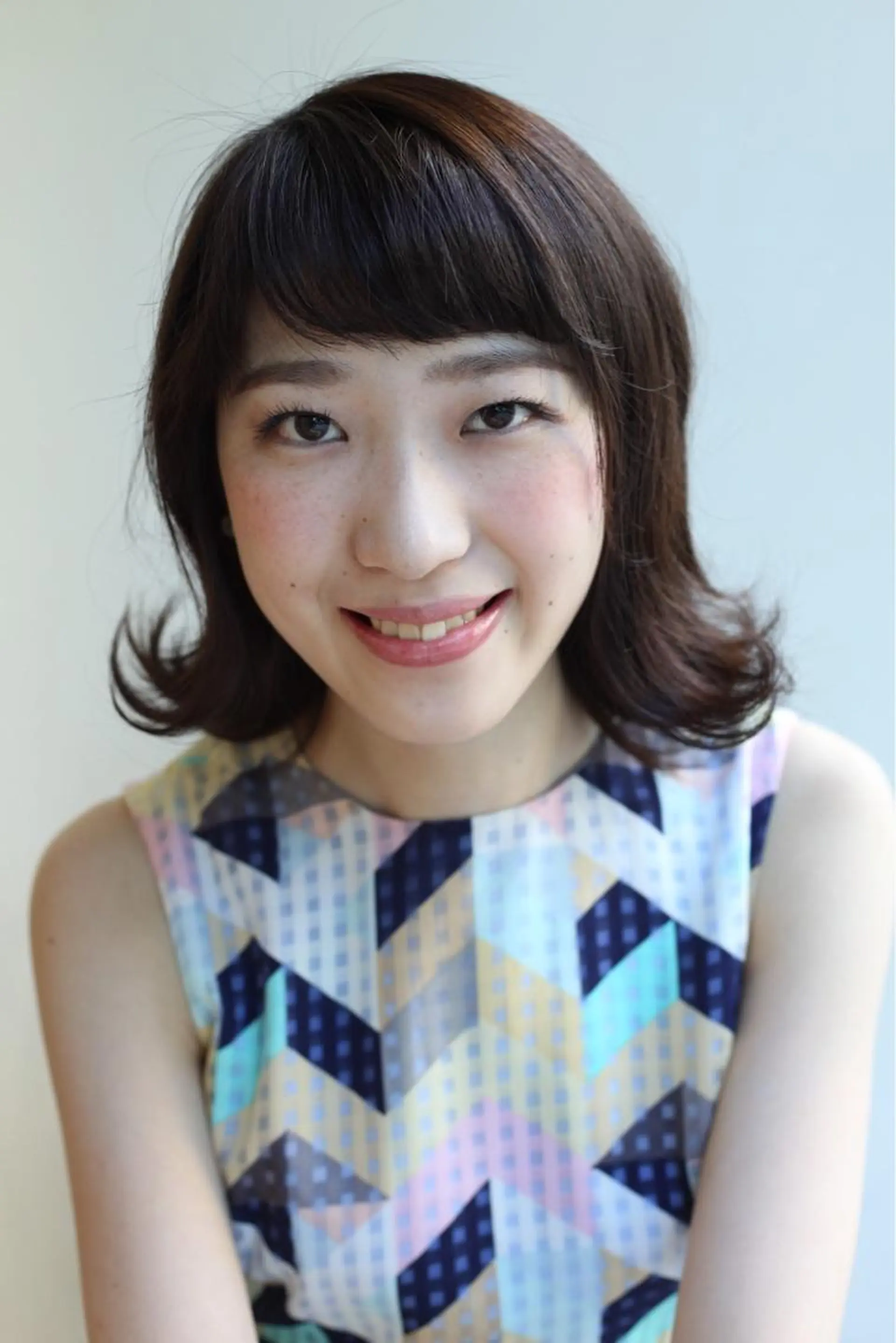 ミディアム ヘアアレンジ 外ハネヘア タジマ ヤスヒサのヘアスタイル