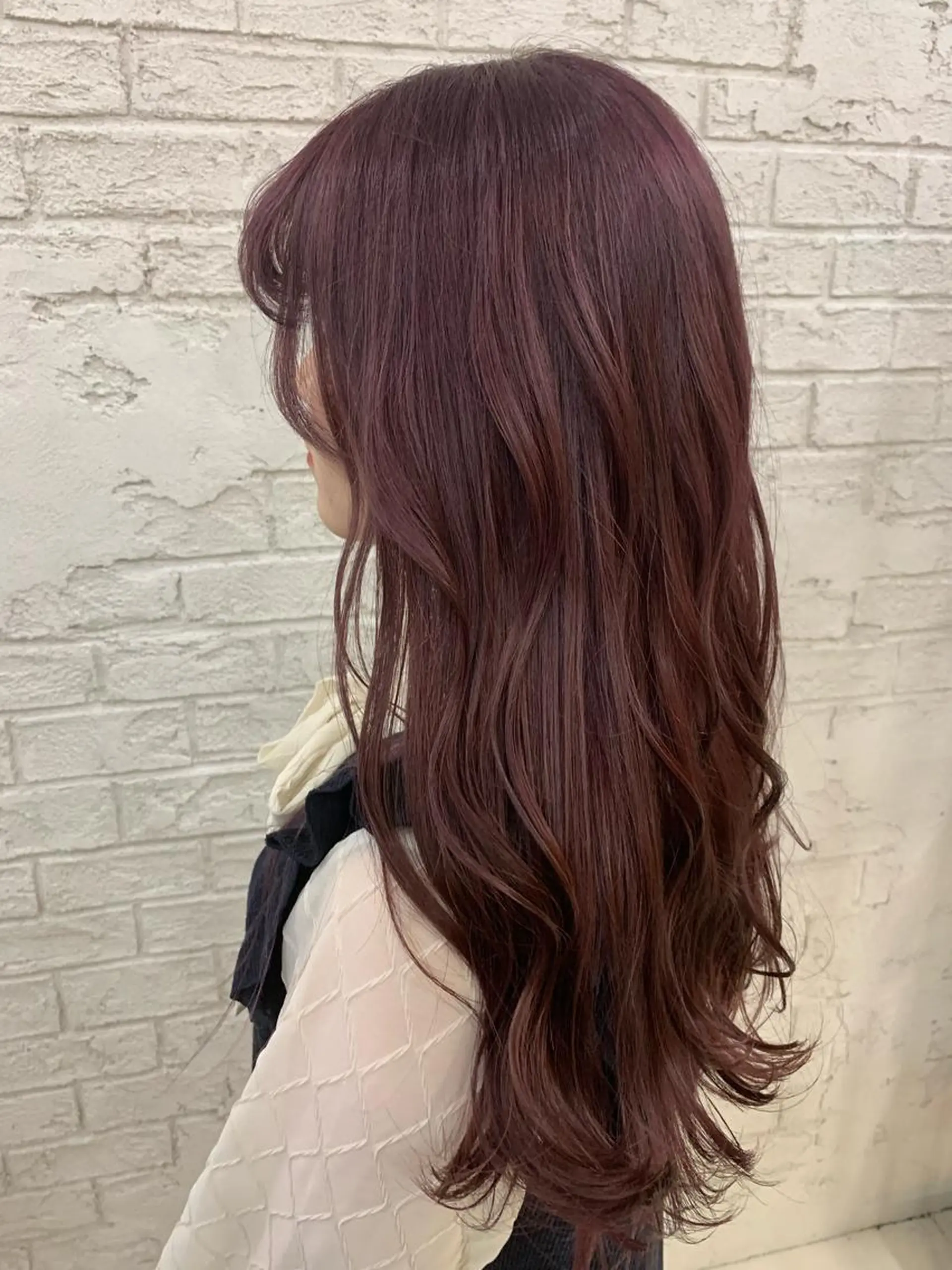 ロング パープルカラー ヘアカラー 🇺🇸ハイライト特 化美容師🇺🇸漆沢のヘアスタイル