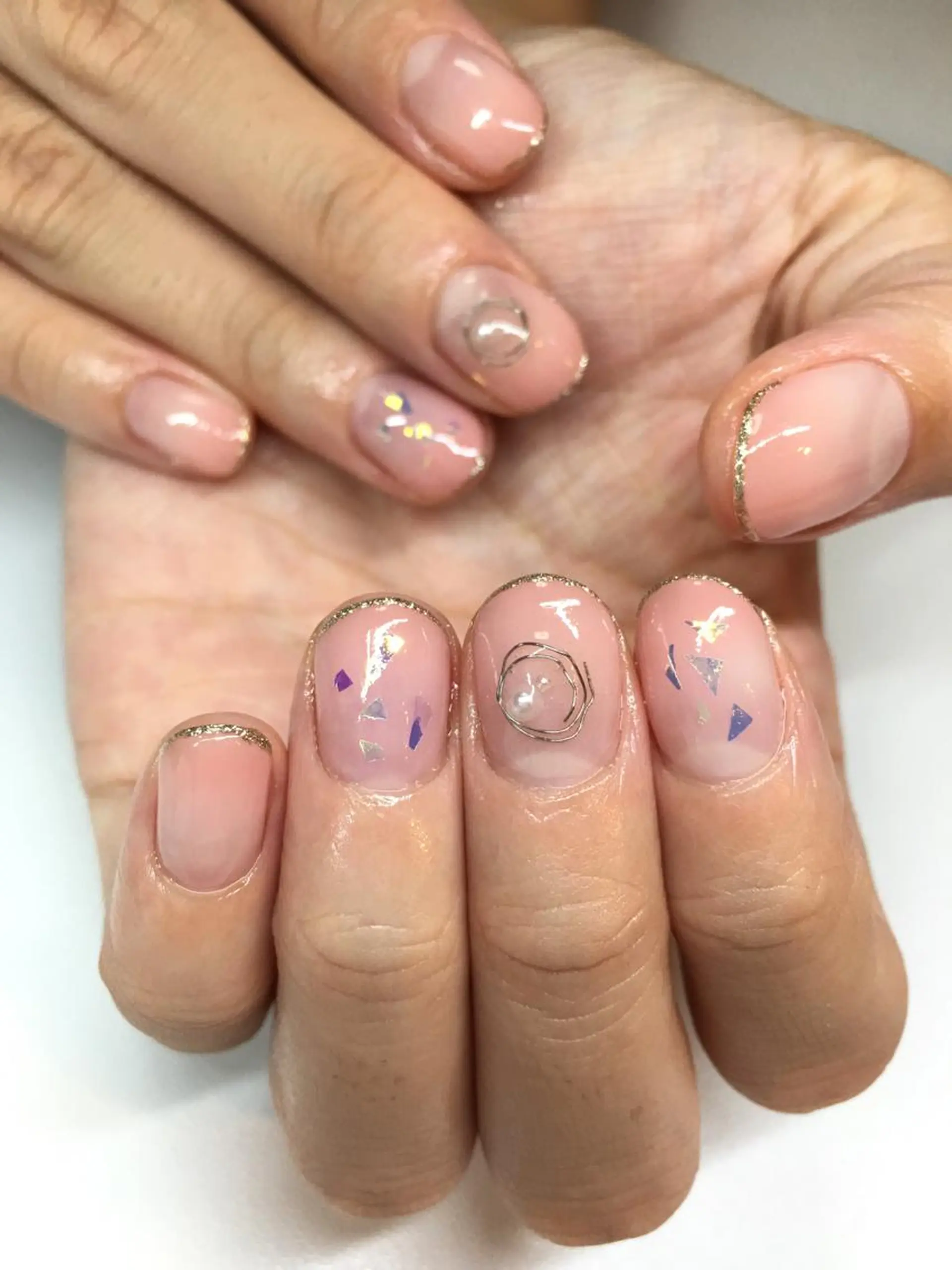 ネイル アートネイル グラデーション シンプルネイル ハンドネイル glow_ nailのネイルデザイン
