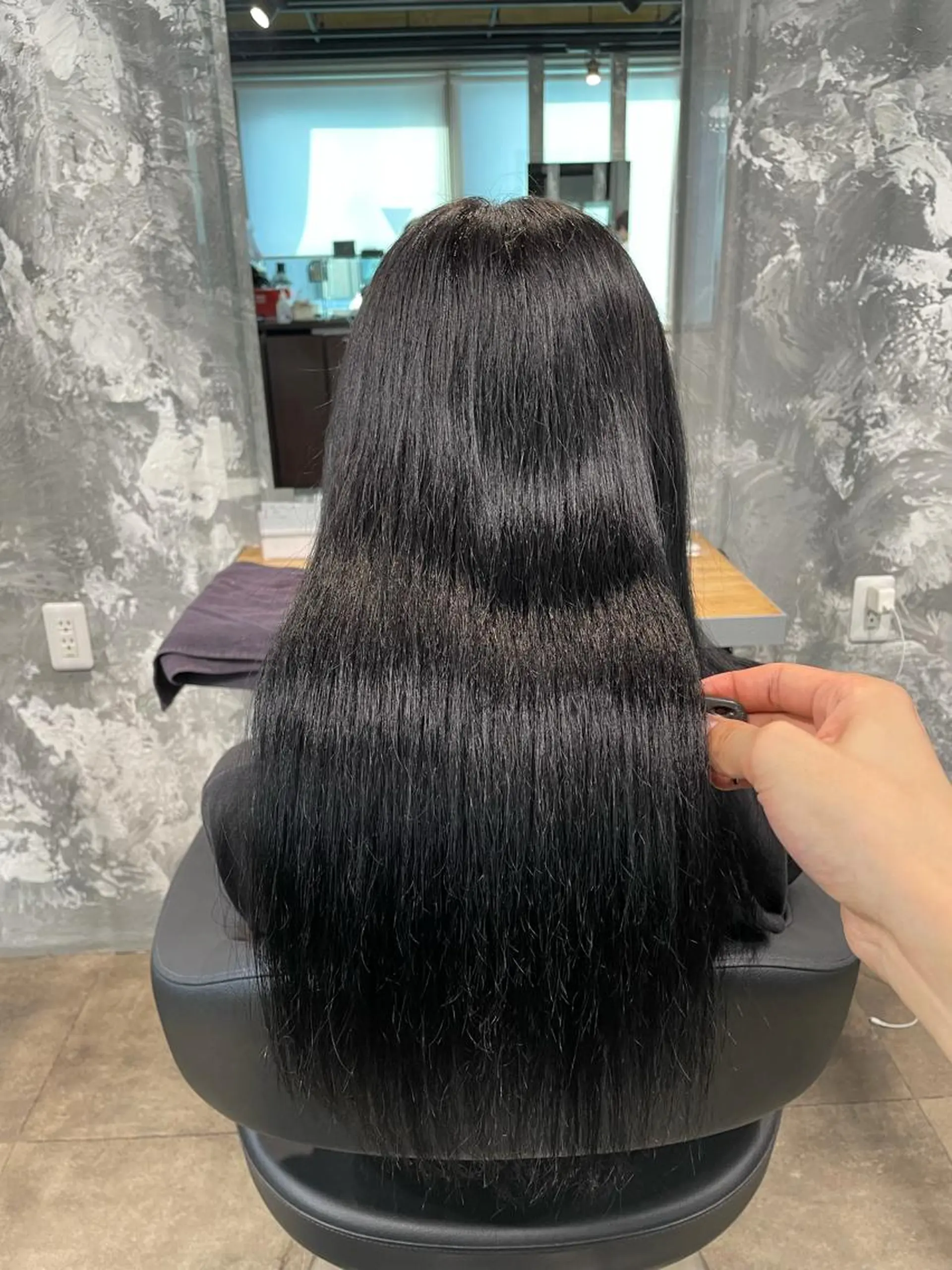 セミロング カラー カット ヘアカラー トリートメント ヘッドスパ ヘアセット ベージュカラー💖 やすひろのヘアスタイル