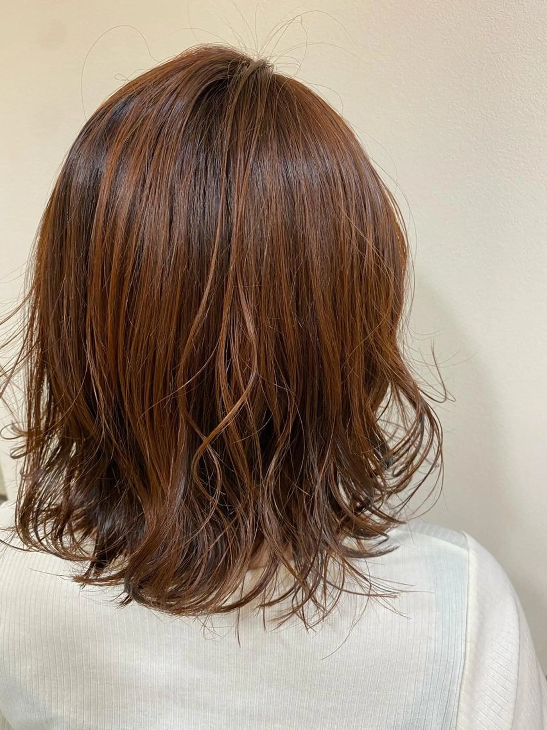 ミディアム カラー ピンクカラー 柳澤 和也のヘアスタイル