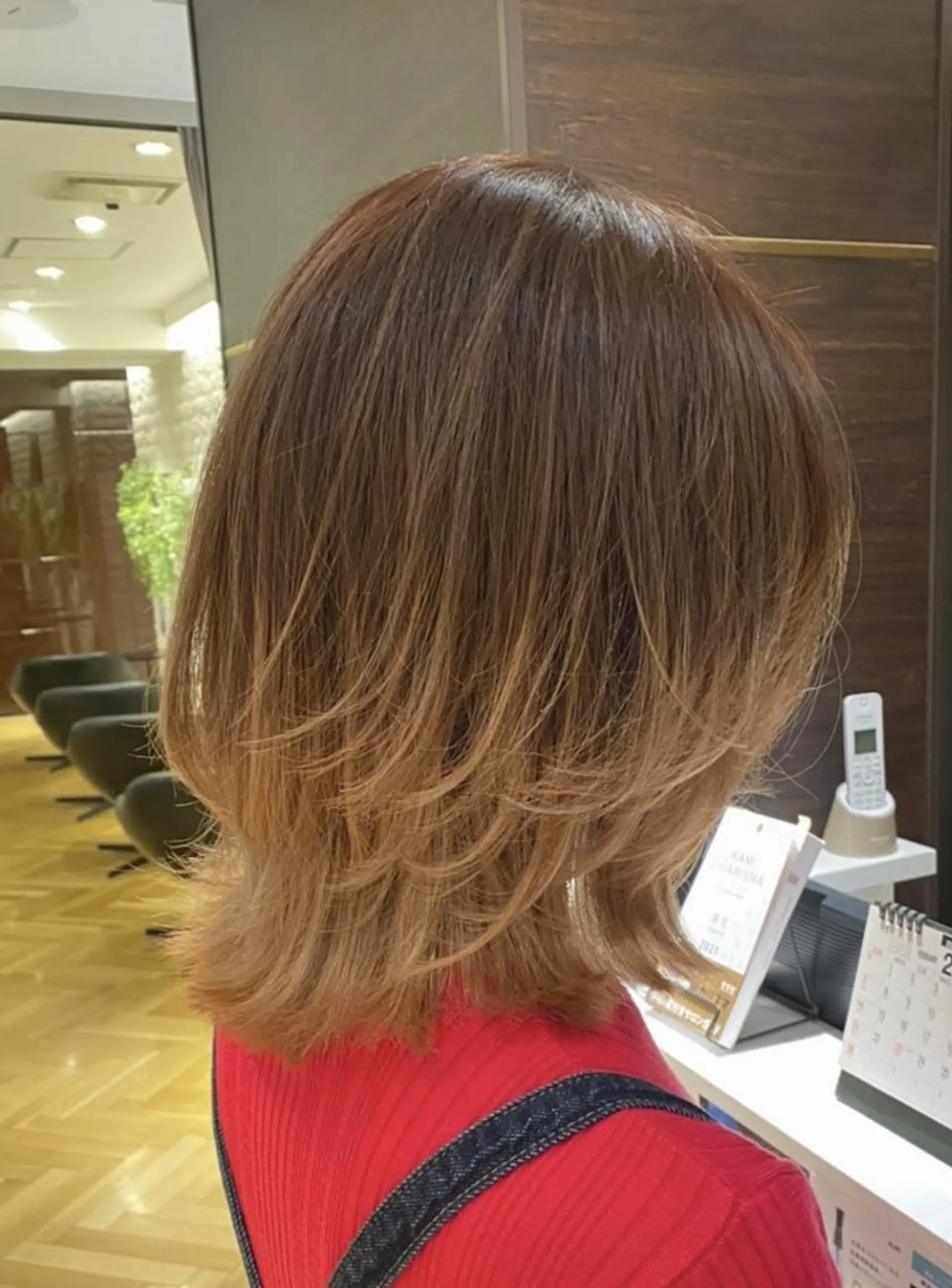ミディアム カラー 銀座店長🌟 片山雄太のヘアスタイル