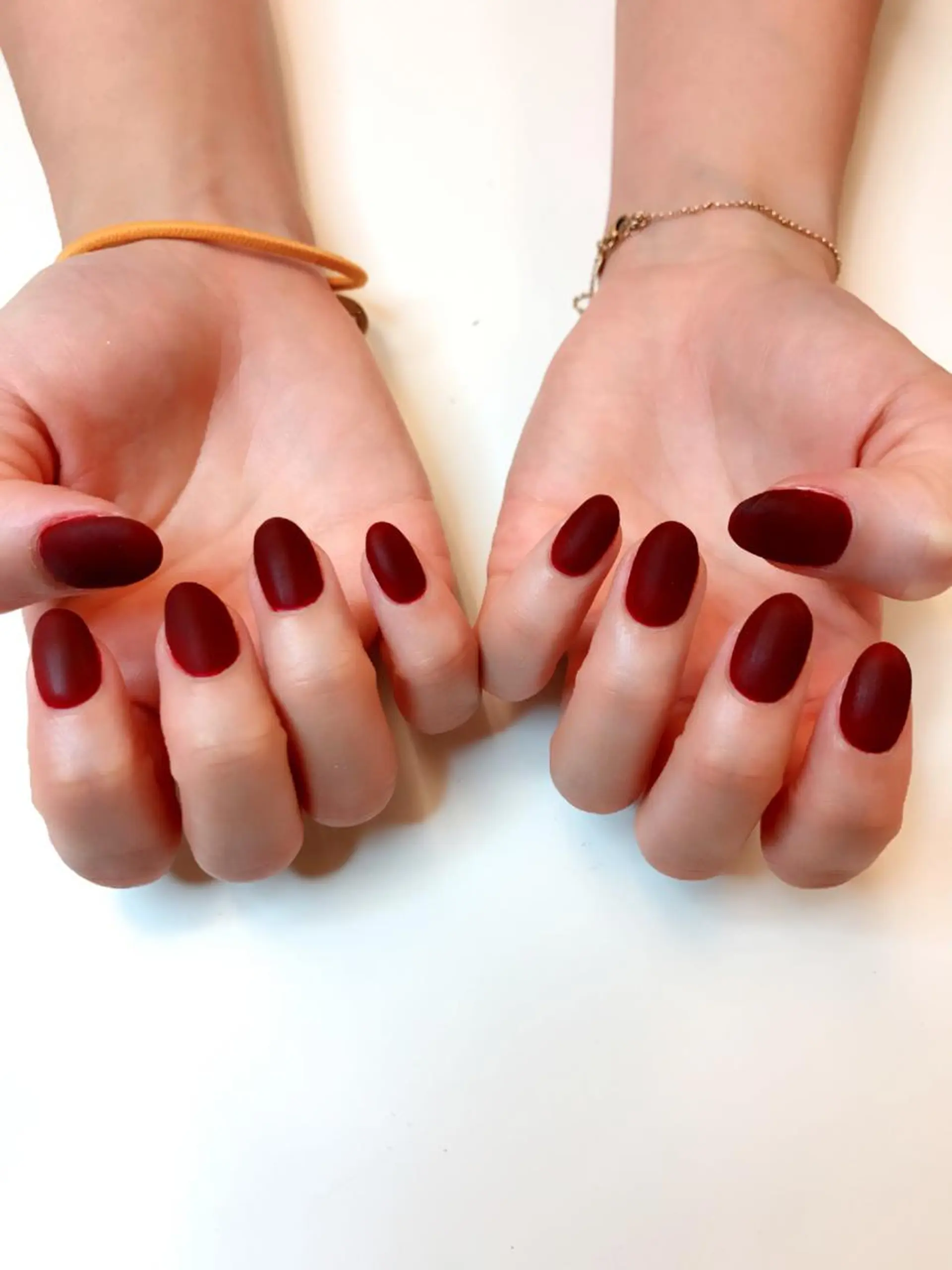 ネイル ボルドー マットネイル ハンドネイル Sunny side nailのネイルデザイン