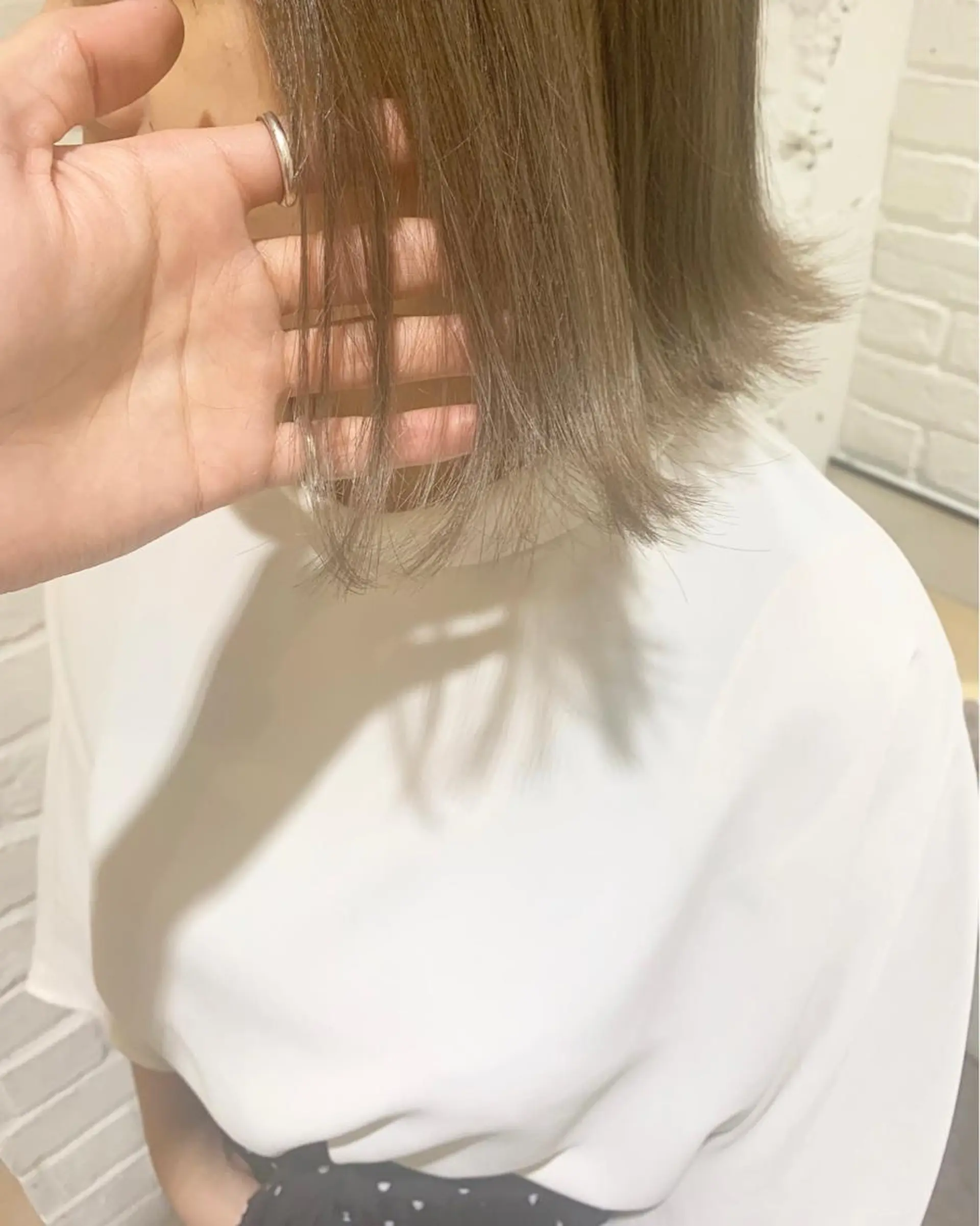 ショート カラー ブリーチ ヘアカラー レイヤー/大人メンズ パーマ🌀 平島拓也のヘアスタイル