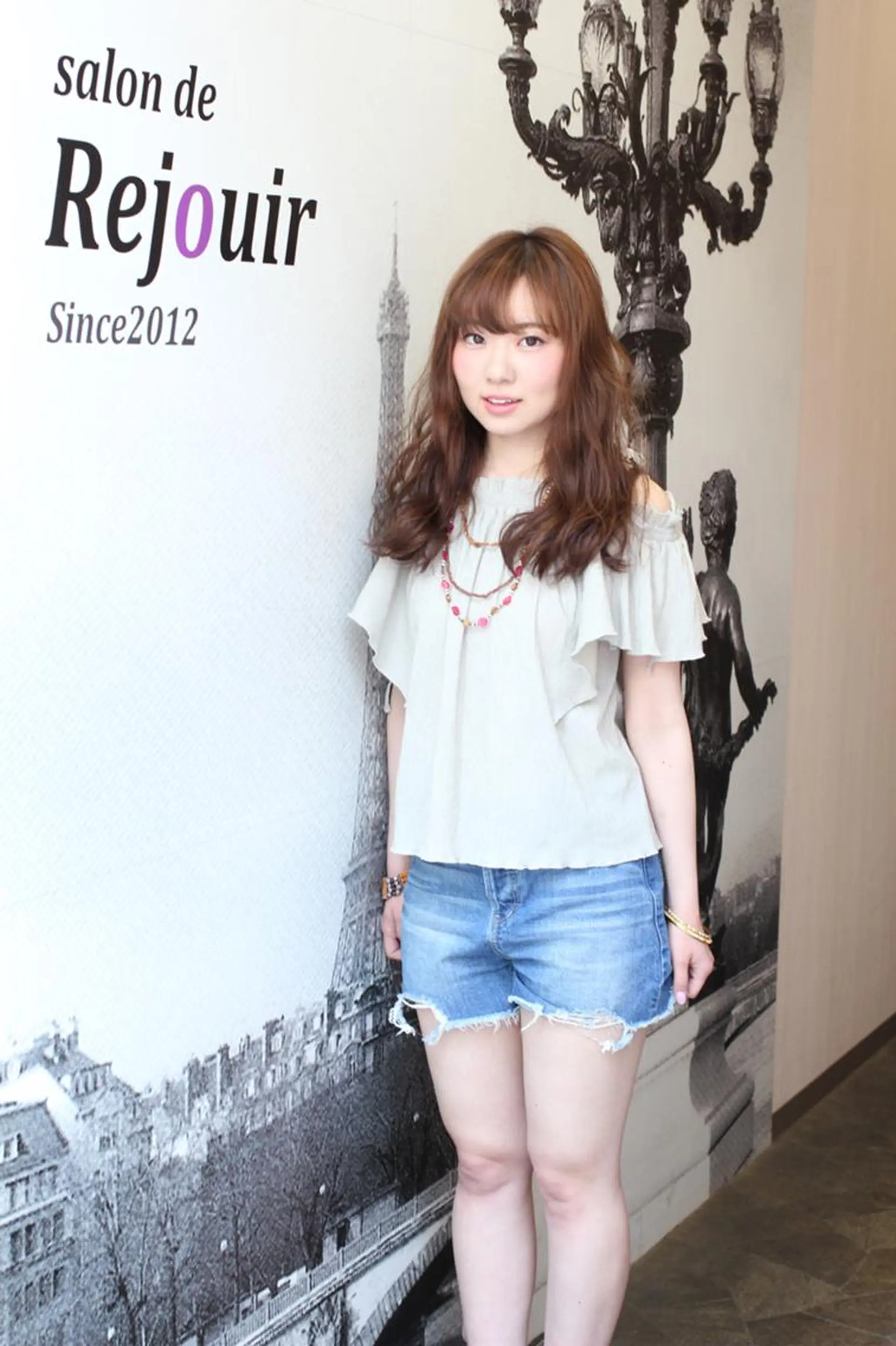 ロング カラー パーマ レイヤーカット ローレイヤー 細川 亮のヘアスタイル