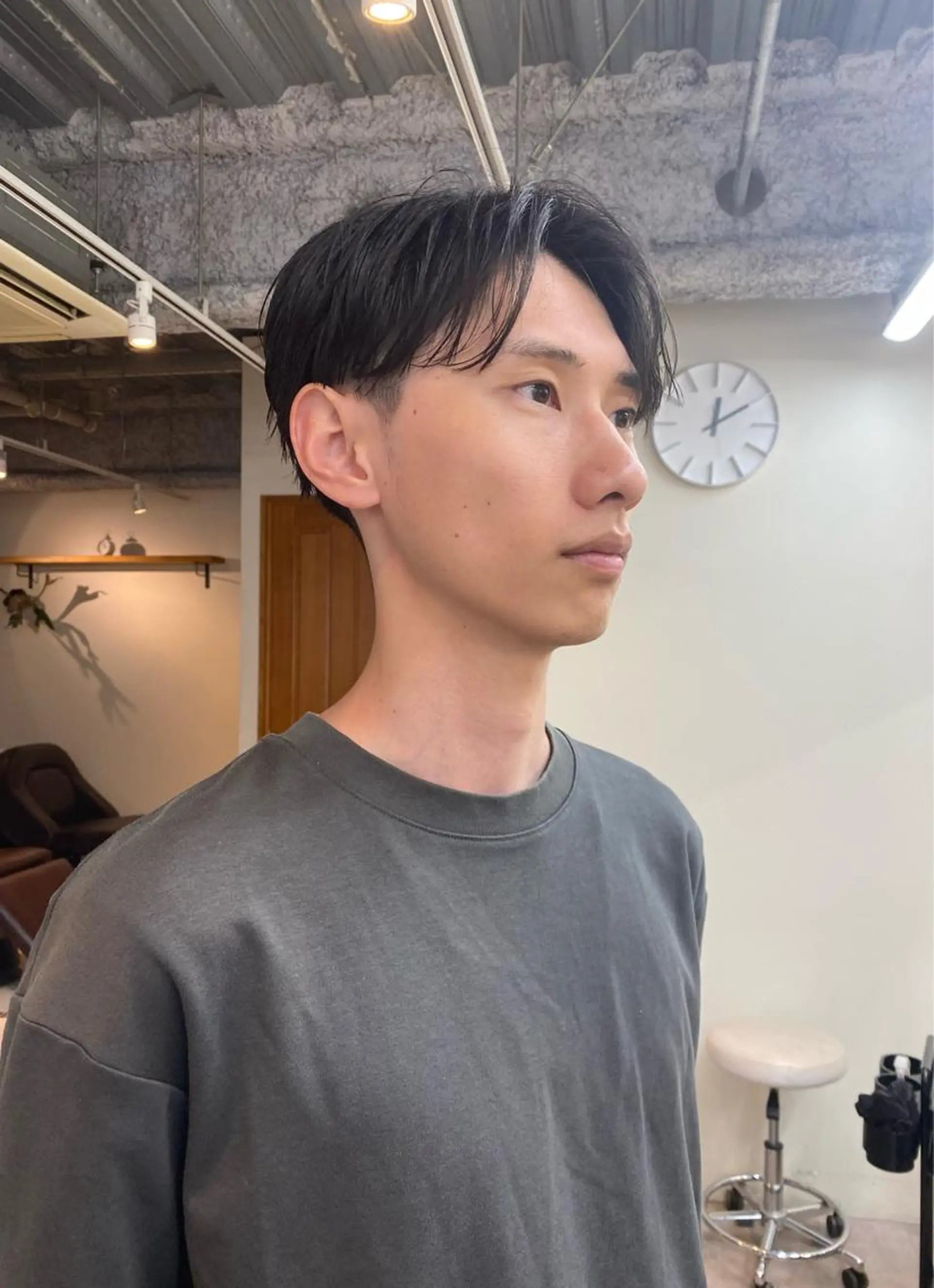 メンズ センターパート カット トリートメント シャドウパーマ/ 波巻パーマYu-Kiのヘアスタイル