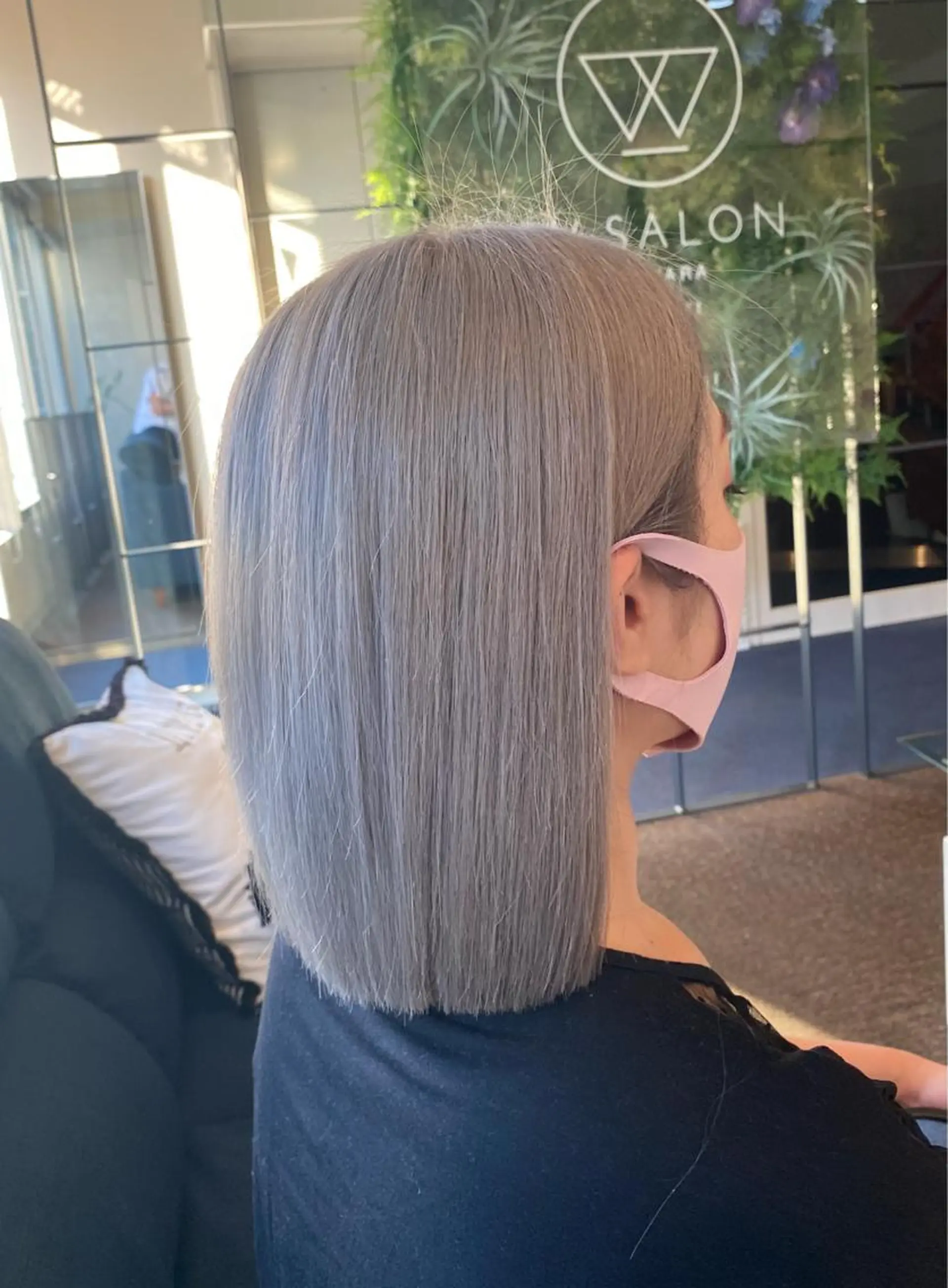 ミディアム カット ヘアカラー W_SALON ［四条河原町］のヘアスタイル