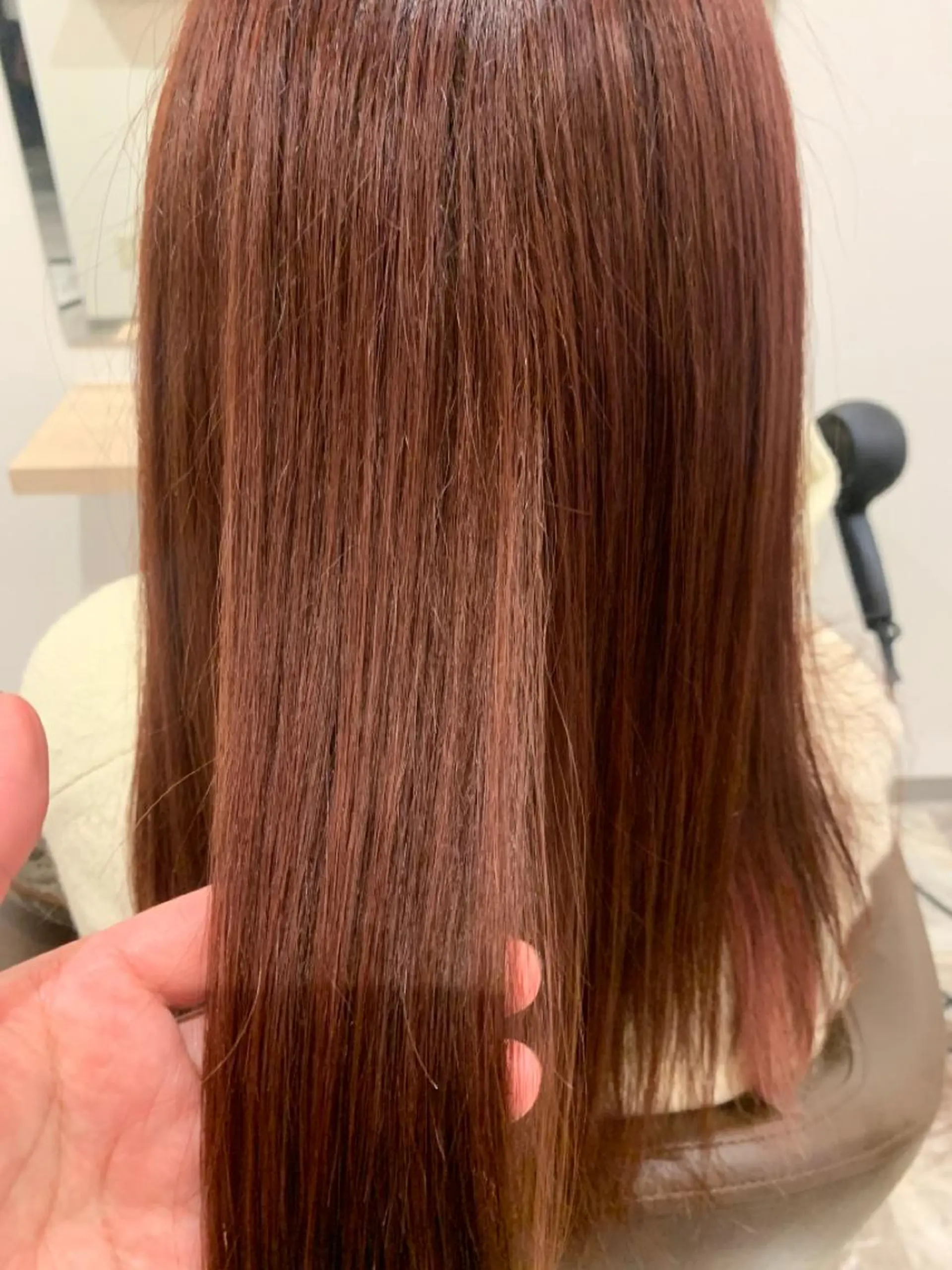 ロング ハイライト 永田 よしはるのヘアスタイル