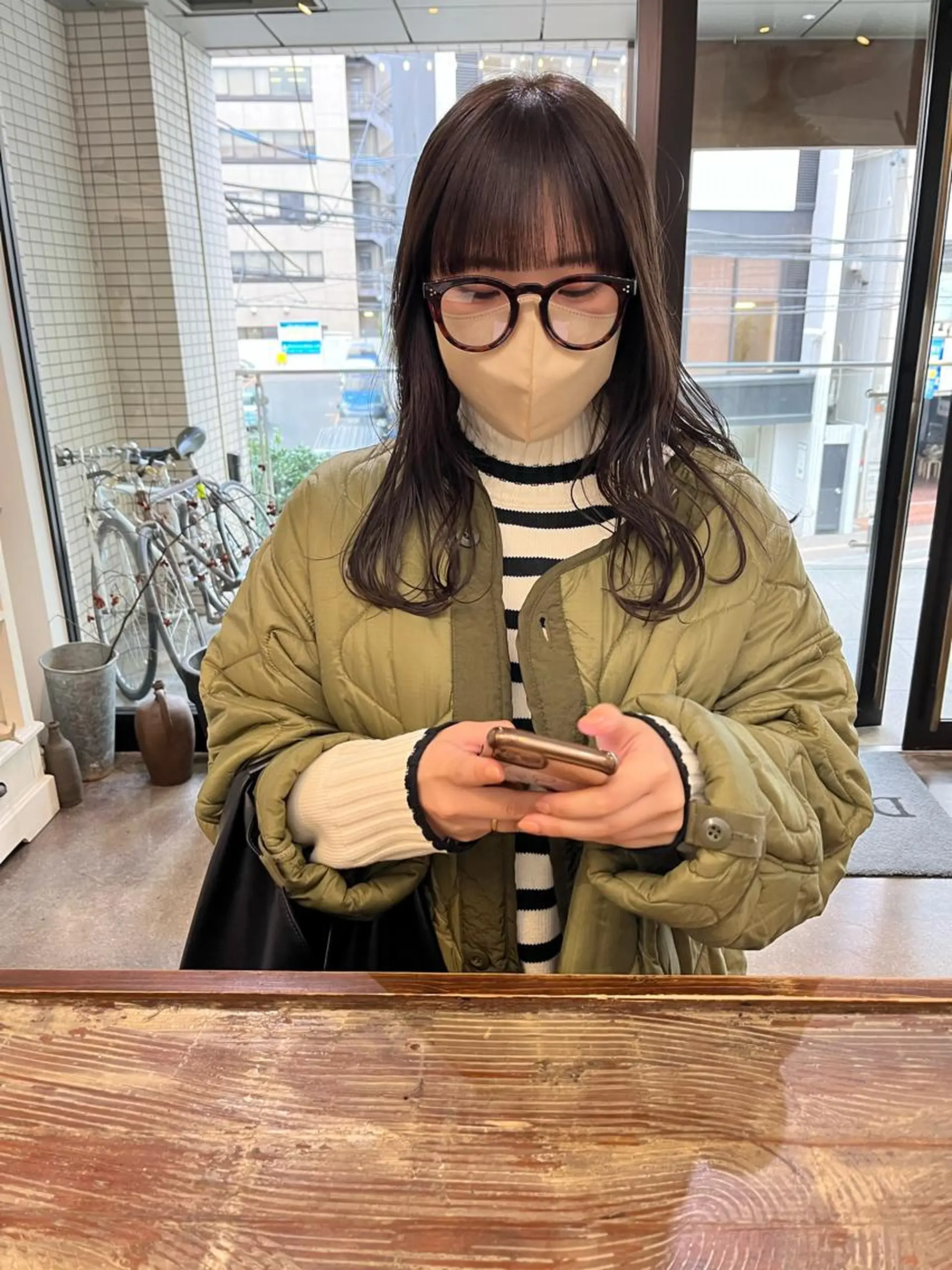 ロング 宮腰 瑠果のヘアスタイル