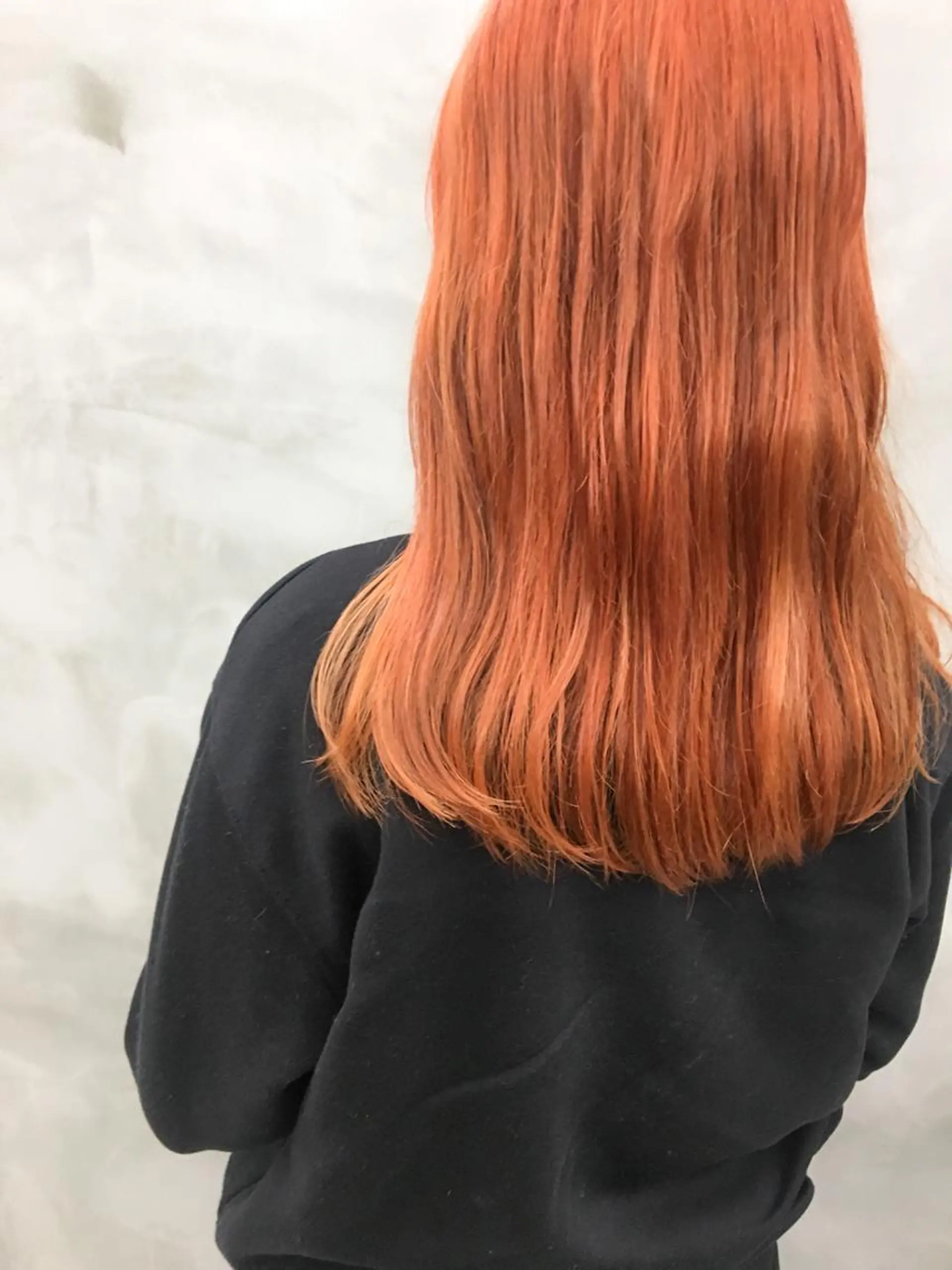 カラー ブリーチ ダブルカラー ハイトーンカラー オレンジ ヘッドスパ (女性限定)🍋モエのヘアスタイル