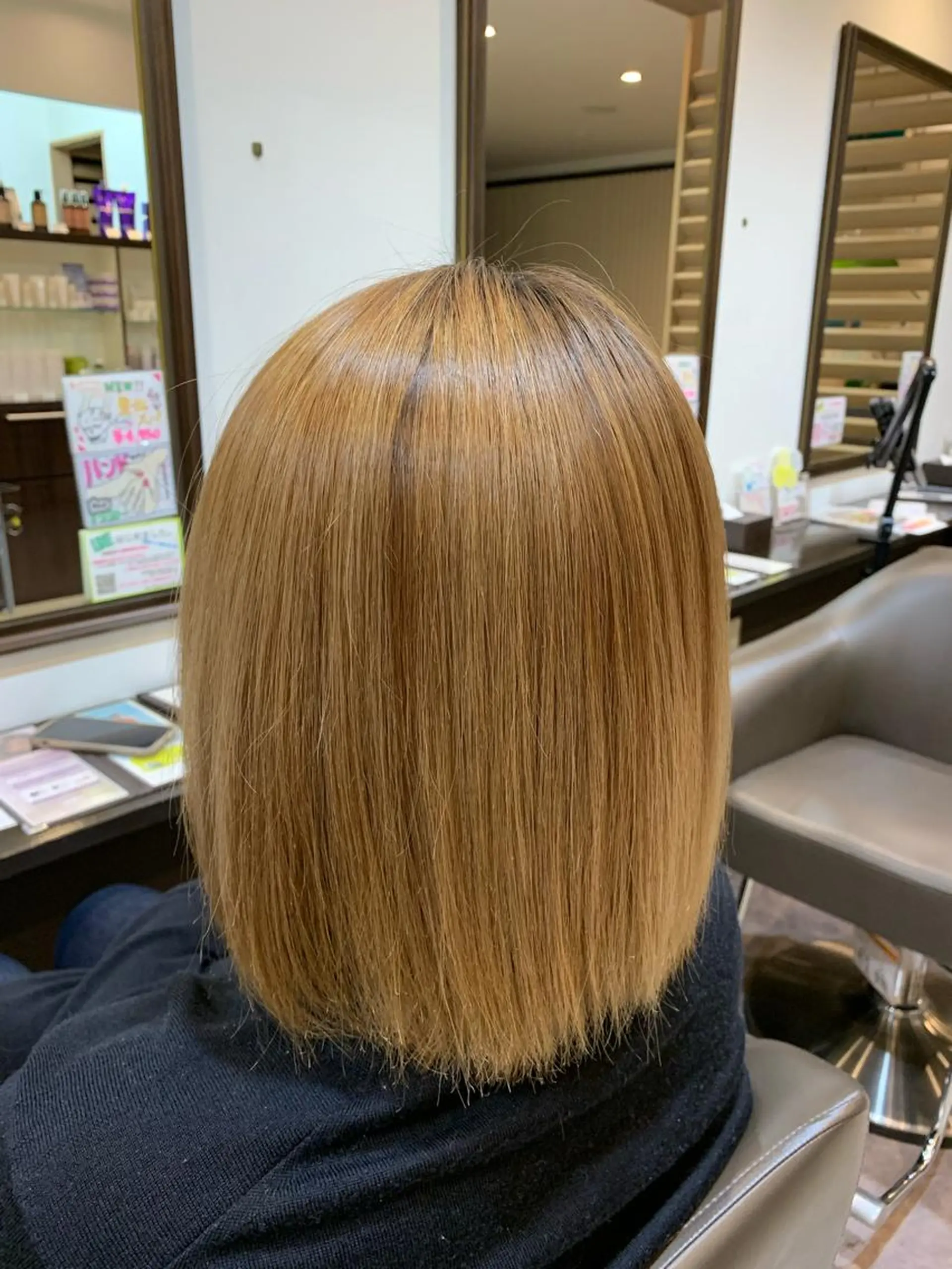 ミディアム トリートメント 松田 啓志のヘアスタイル