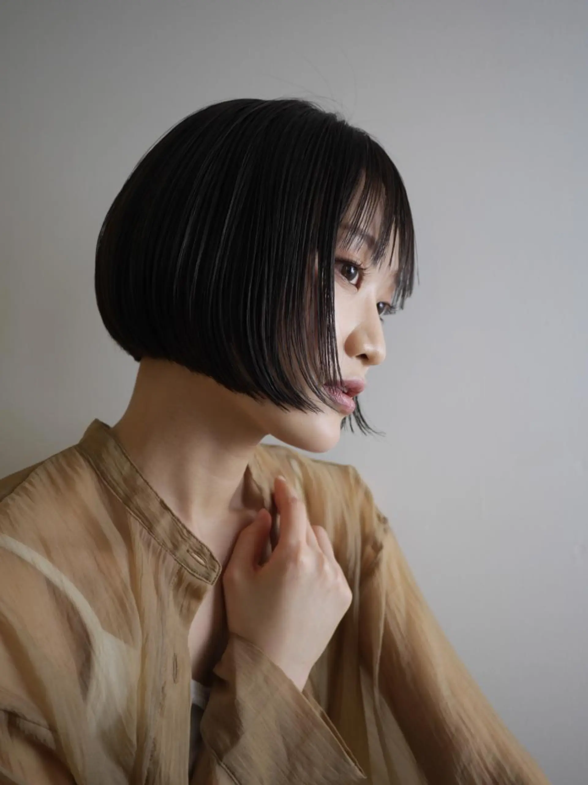 ショート カラー カット ヘアカラー トリートメント 坂上 岳のヘアスタイル