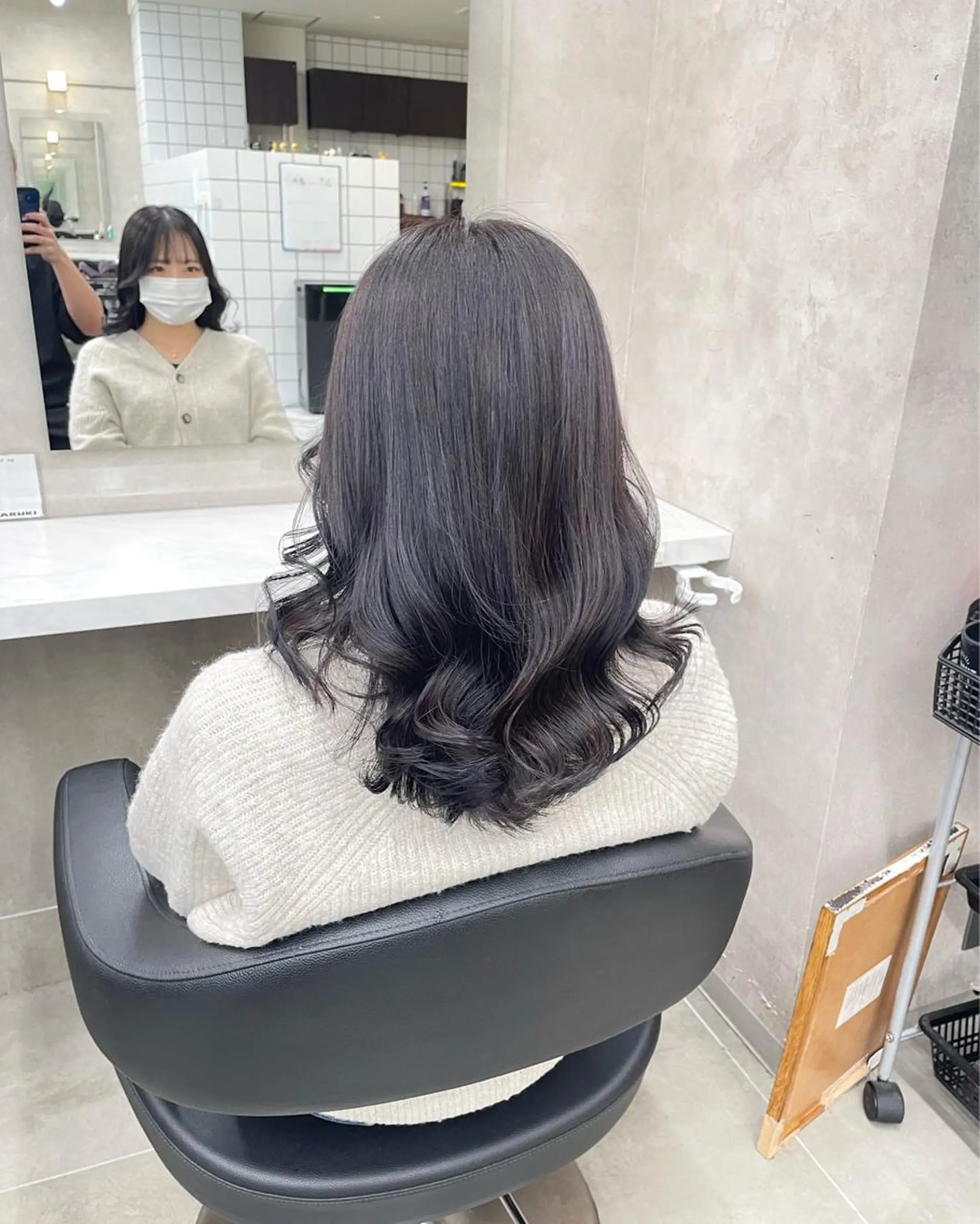 カラー パーマ ヘアアレンジ メンズ キッズ ネイル マツエク・マツパ アイブロウ 🦋韓国レイヤー｜ 透明感グレージュ🦋のヘアスタイル