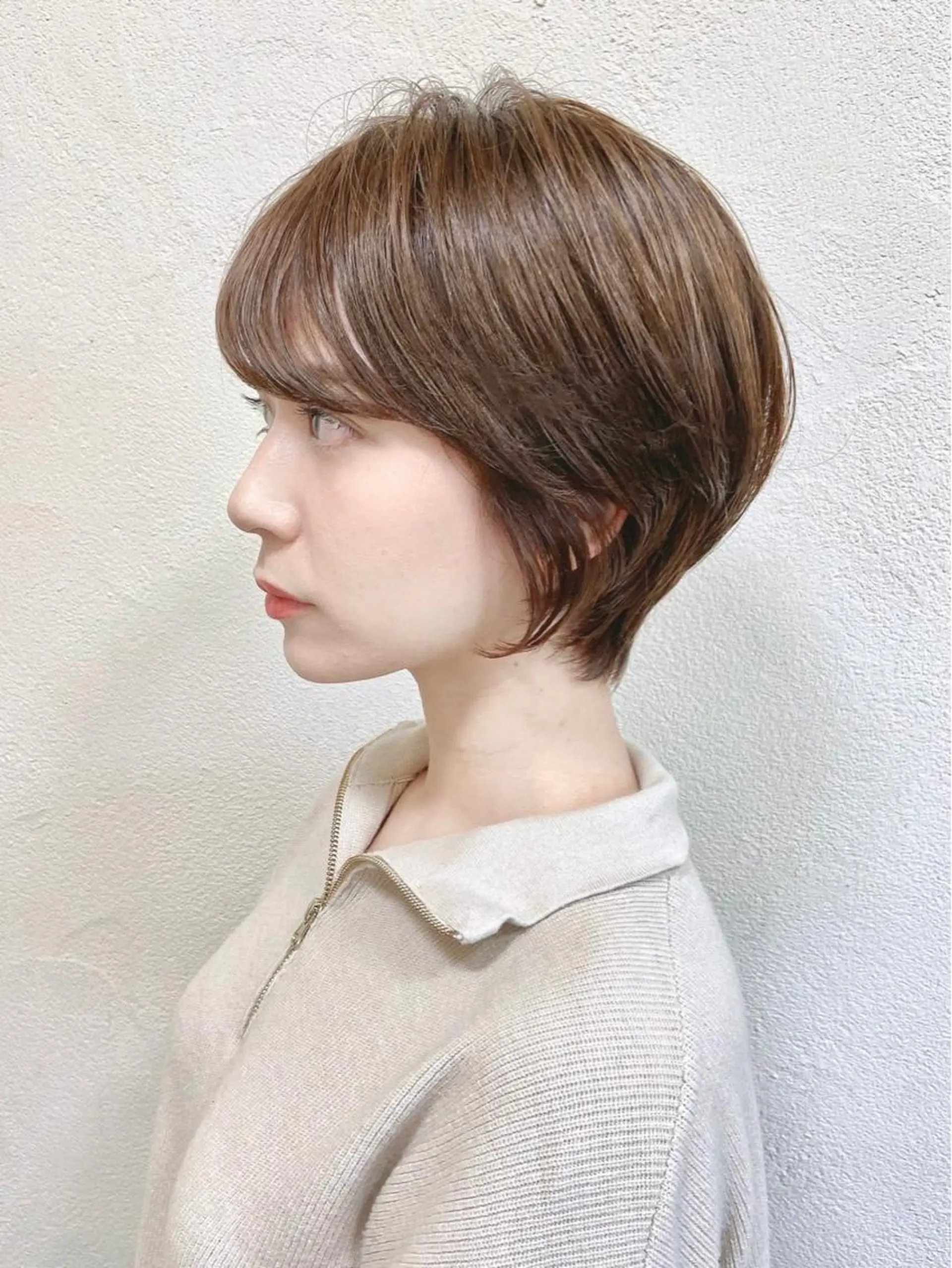 ショート カラー パーマ shiori ❤︎ /透明感カラーのヘアスタイル