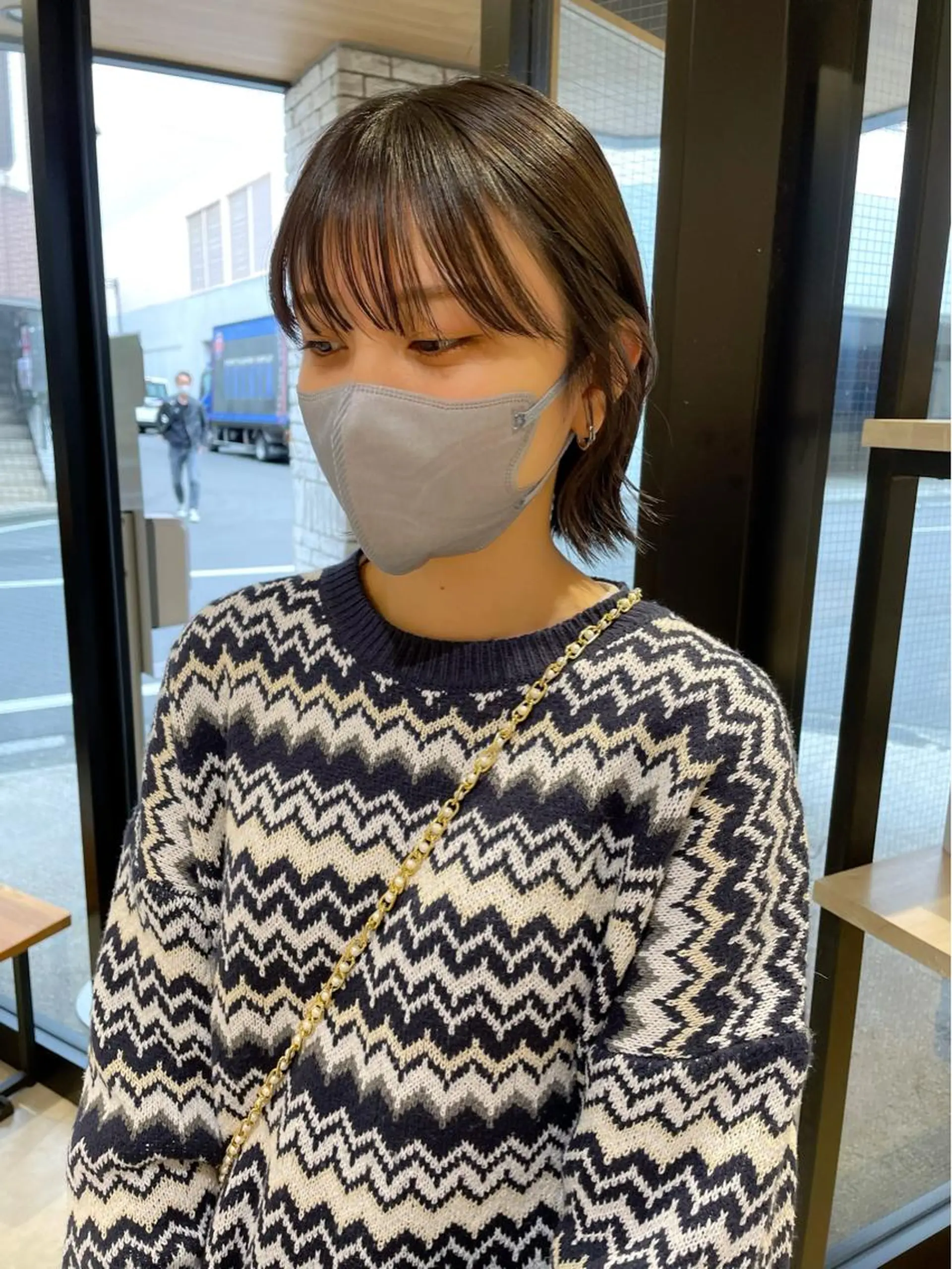 ショート カラー カット ヘアカラー トリートメント haru/レイヤー/ ウルフのヘアスタイル