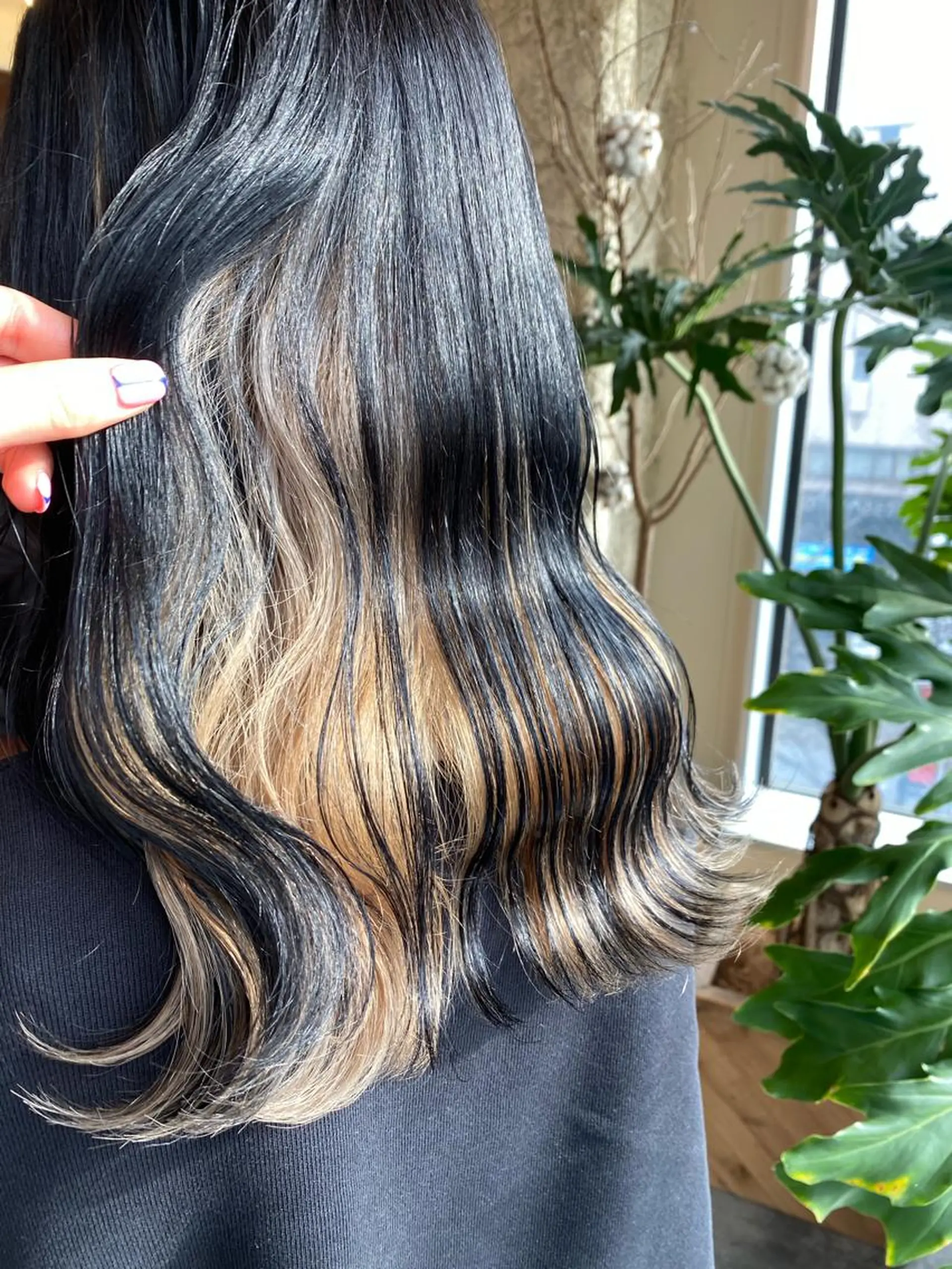 ミディアム ヘアカラー the BRIDGE 加藤みのりのヘアスタイル