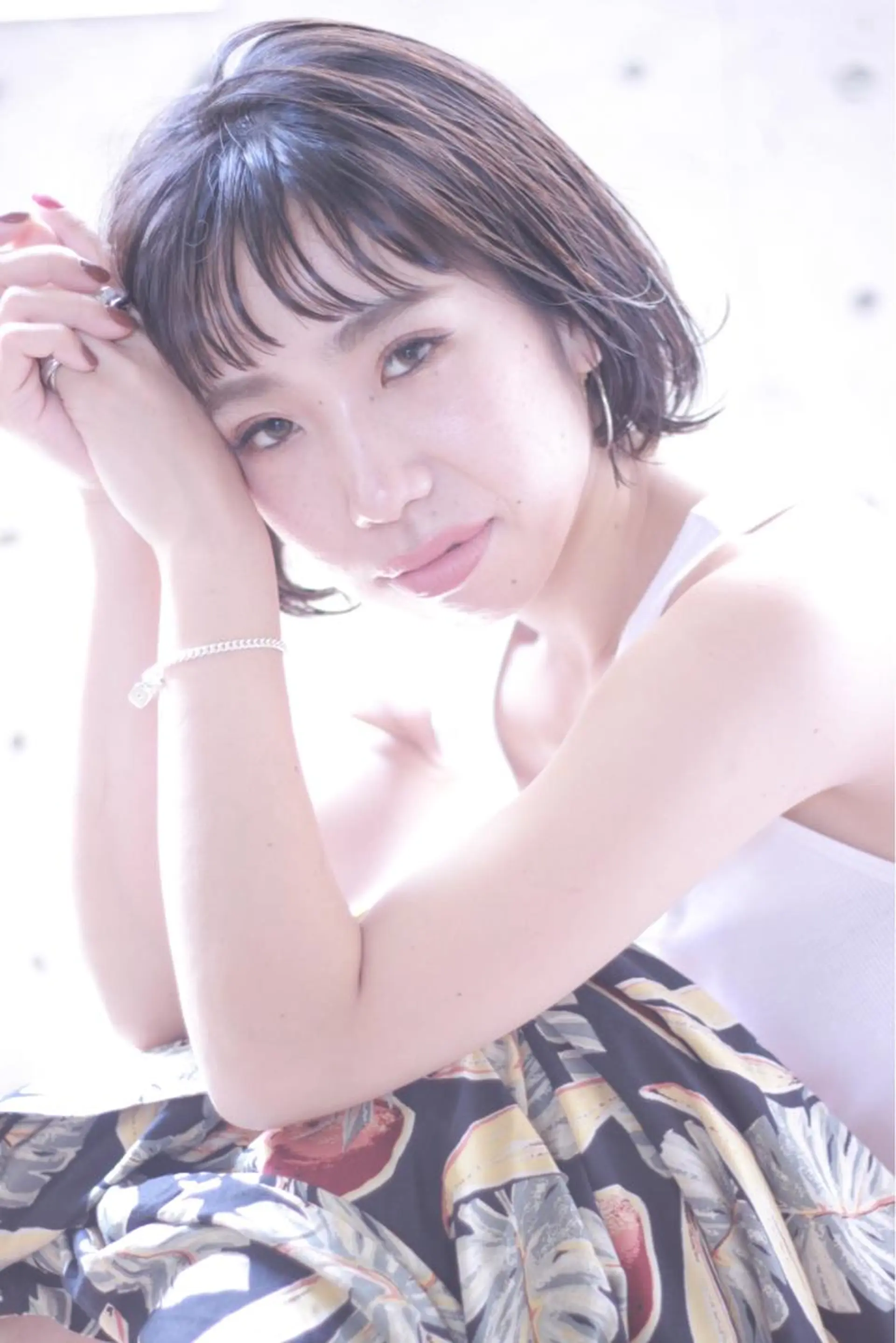 ショート カラー 及川 光のヘアスタイル