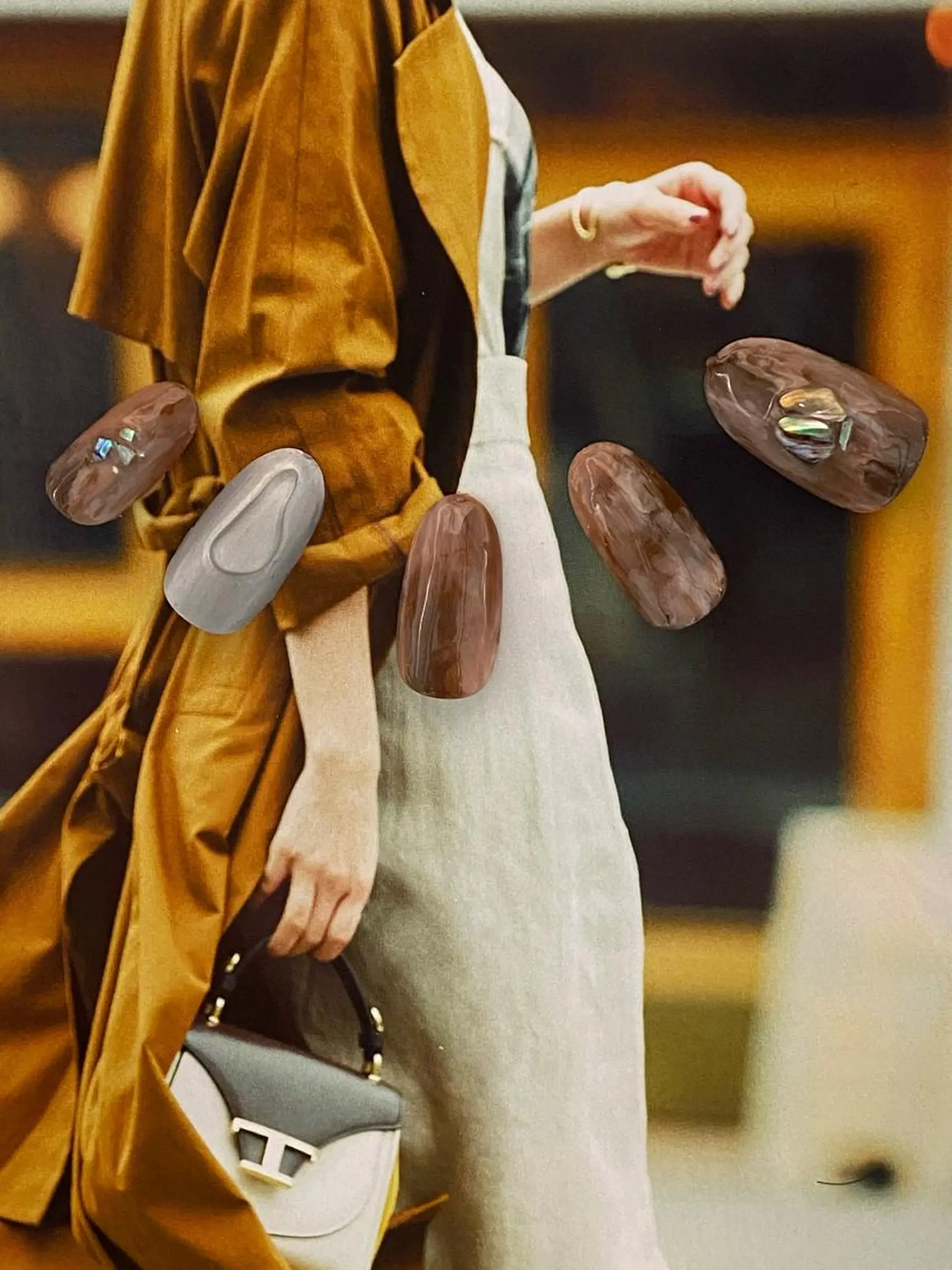 ネイル 中谷 明日香のヘアスタイル