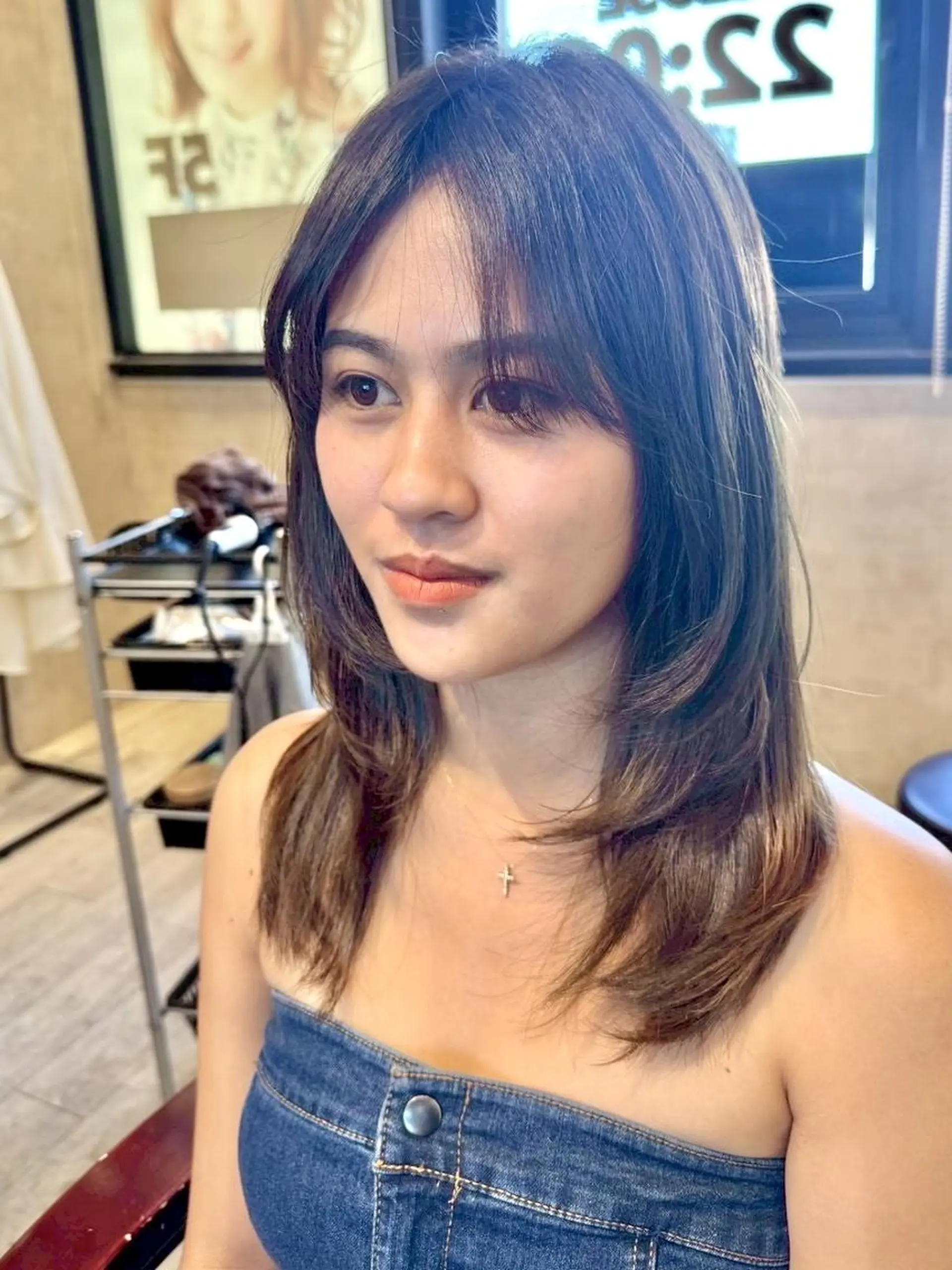 セミロング 伸ばしかけ レイヤーカット 似合わせカット 小顔カット カット ヘアカラー トリートメント 一宮駅3分/水野/ ショート/ボブのヘアスタイル